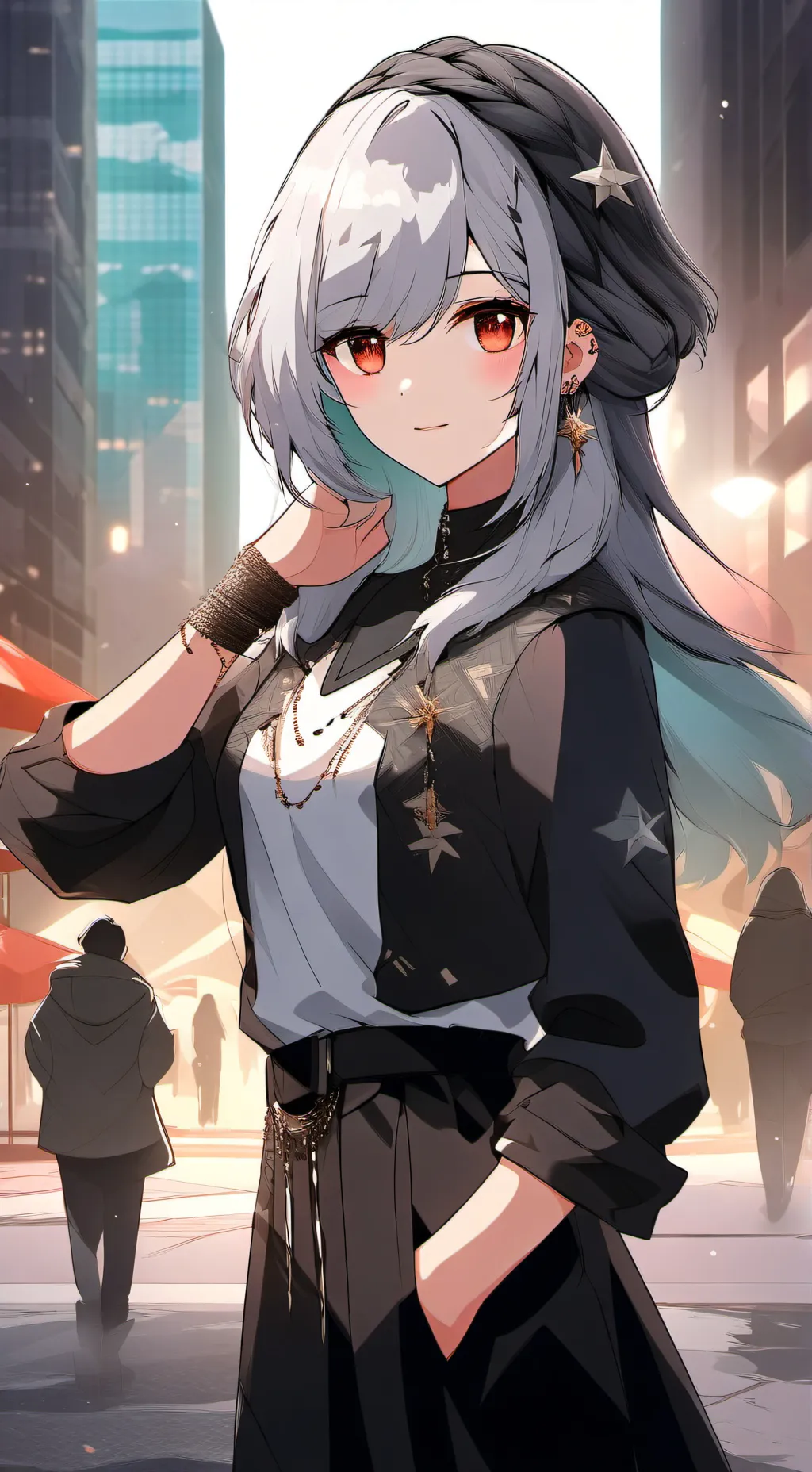 ai character: Astro  background