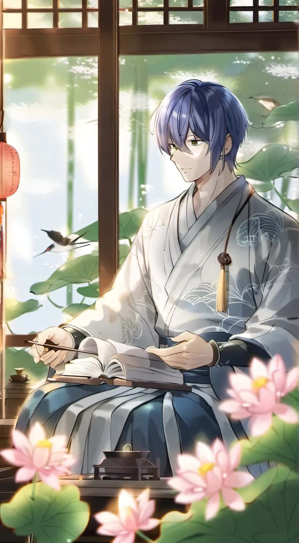 ai character: light background