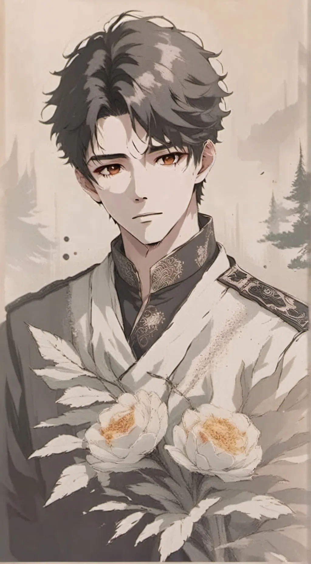 ai character: Leon background