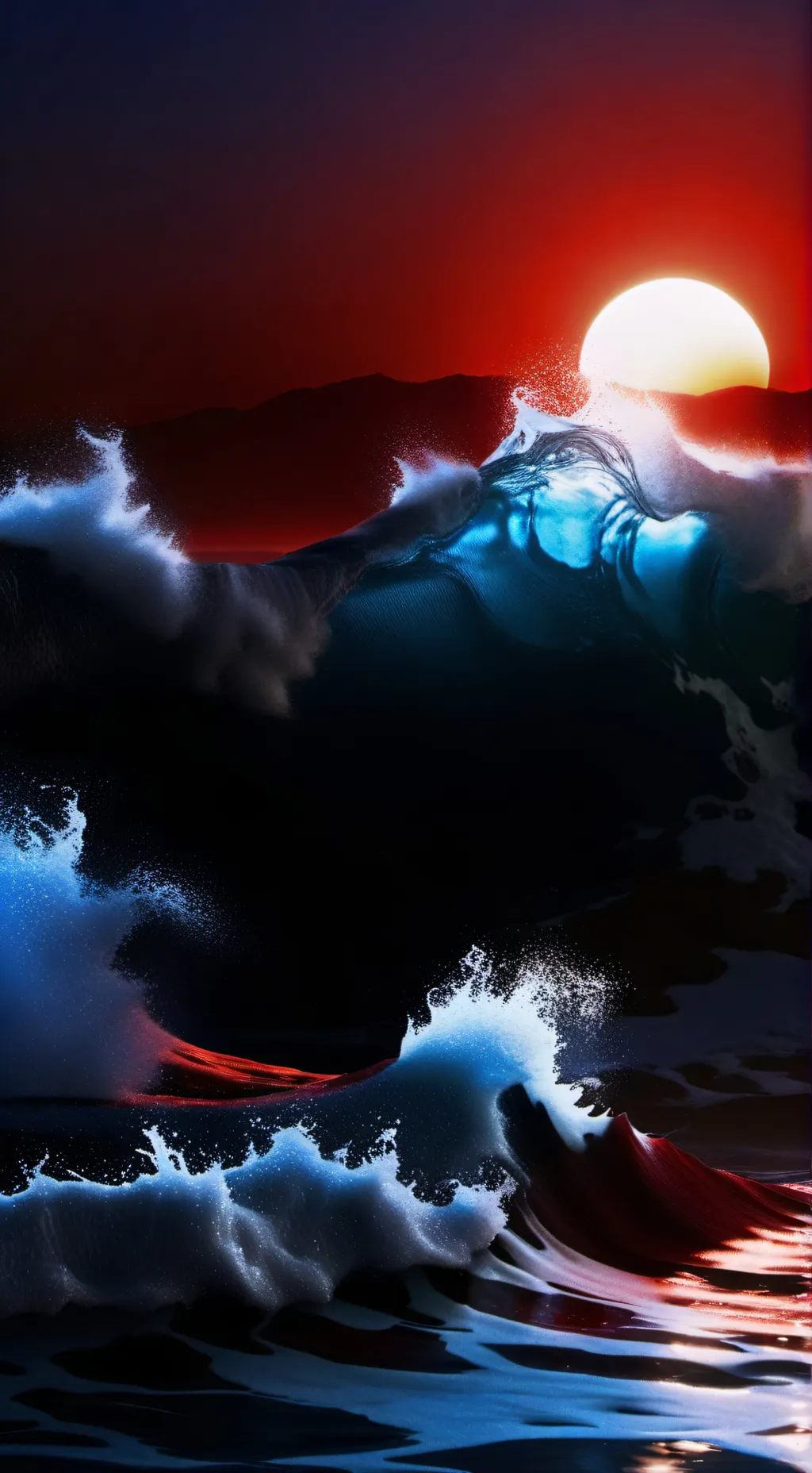 ai character: Ocean background