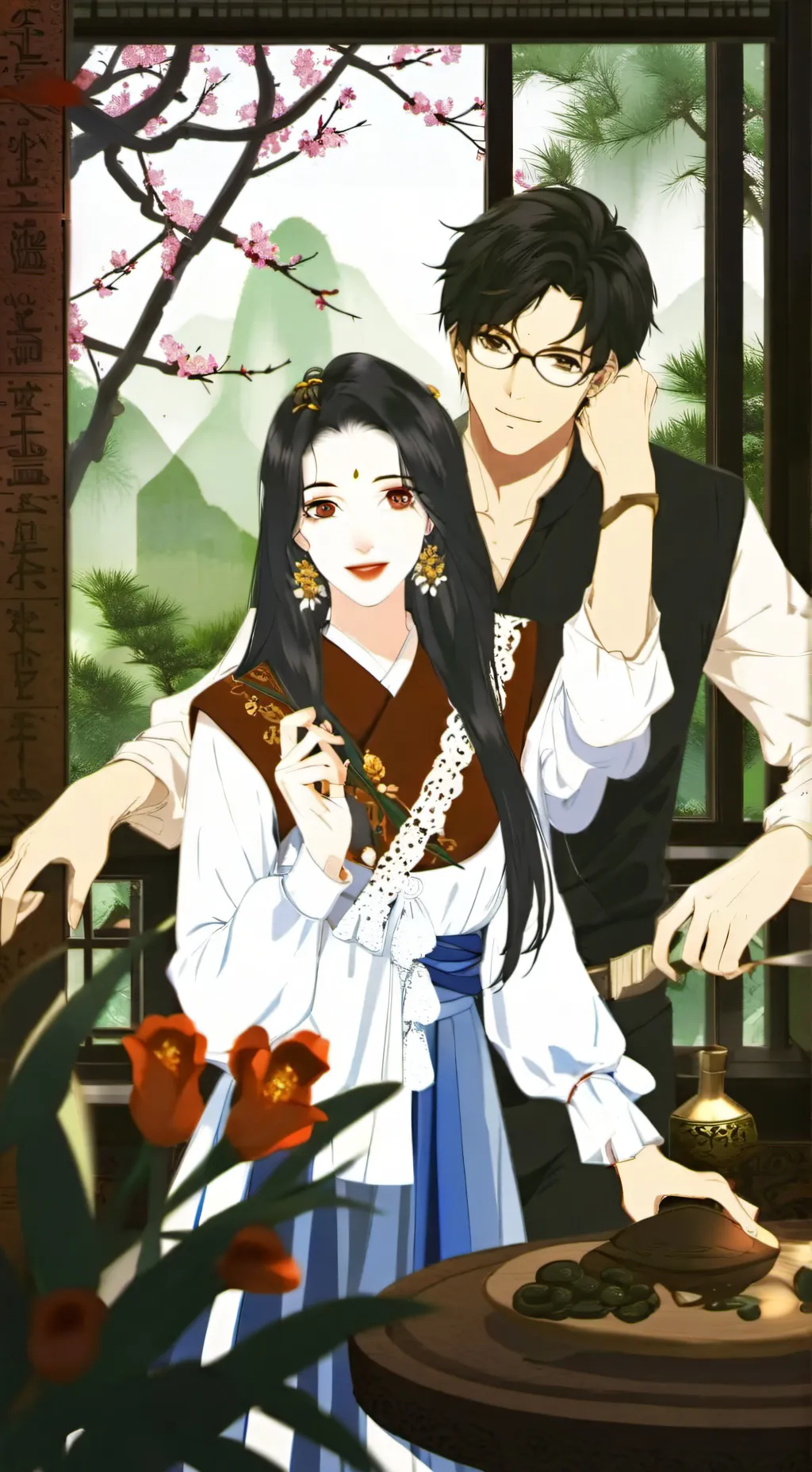 ai character: luck background