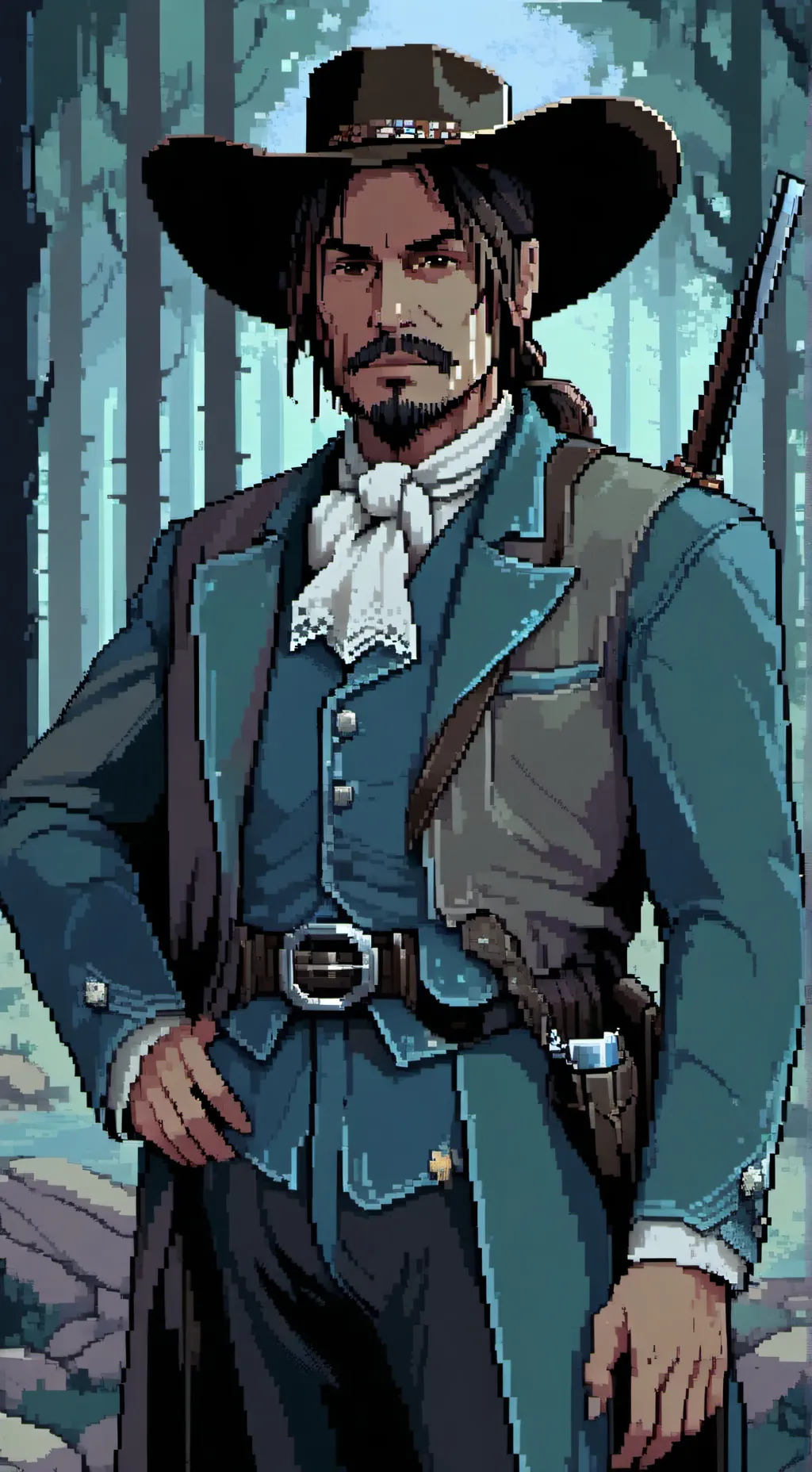 ai character: javier escuella background
