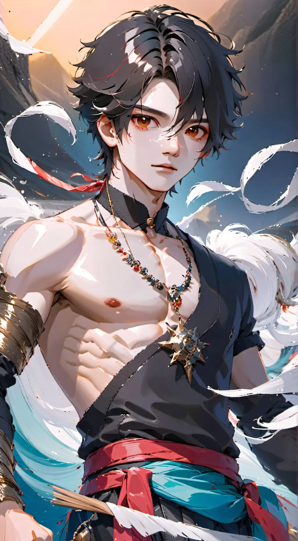 ai character: Hot boi (sus)  background
