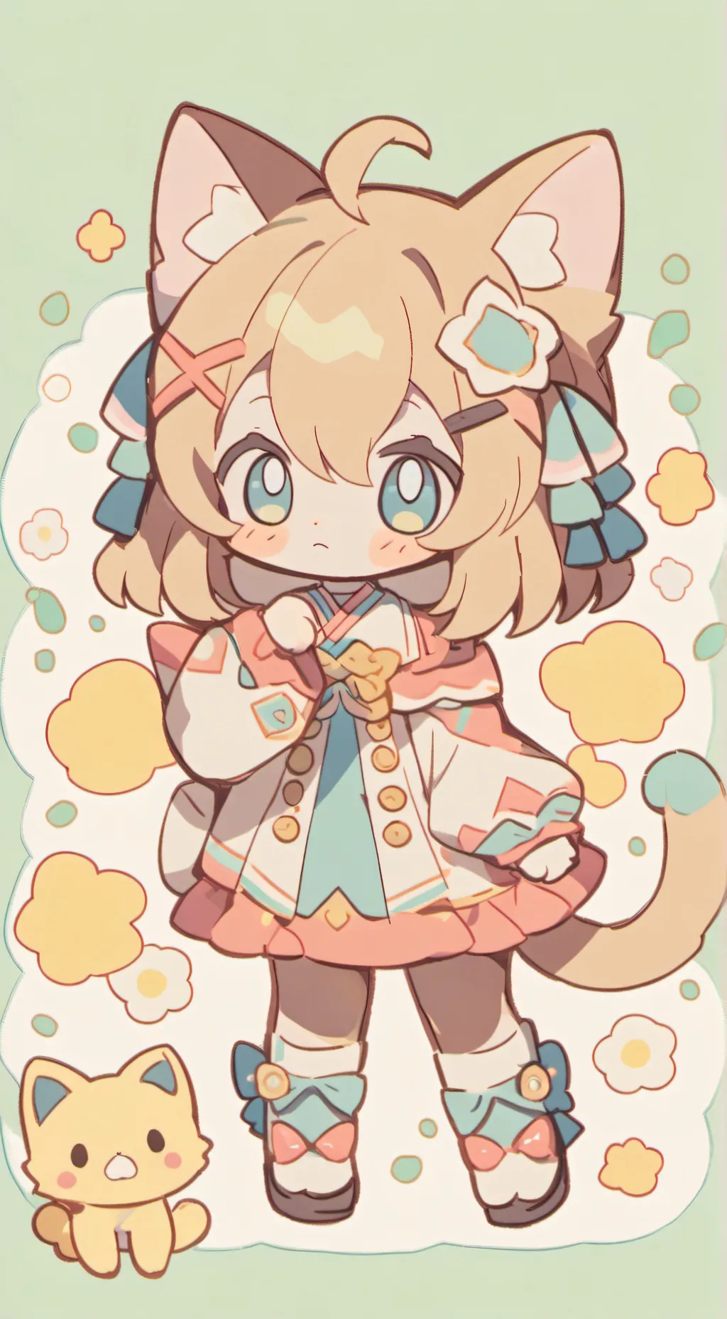 ai character: { Leo } background