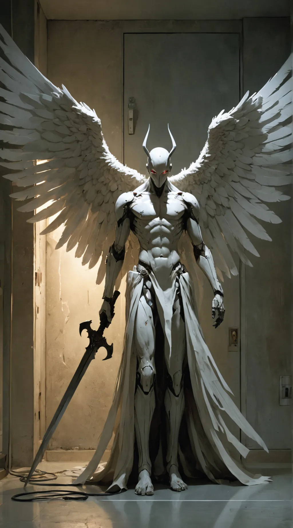 ai character: Azrael background