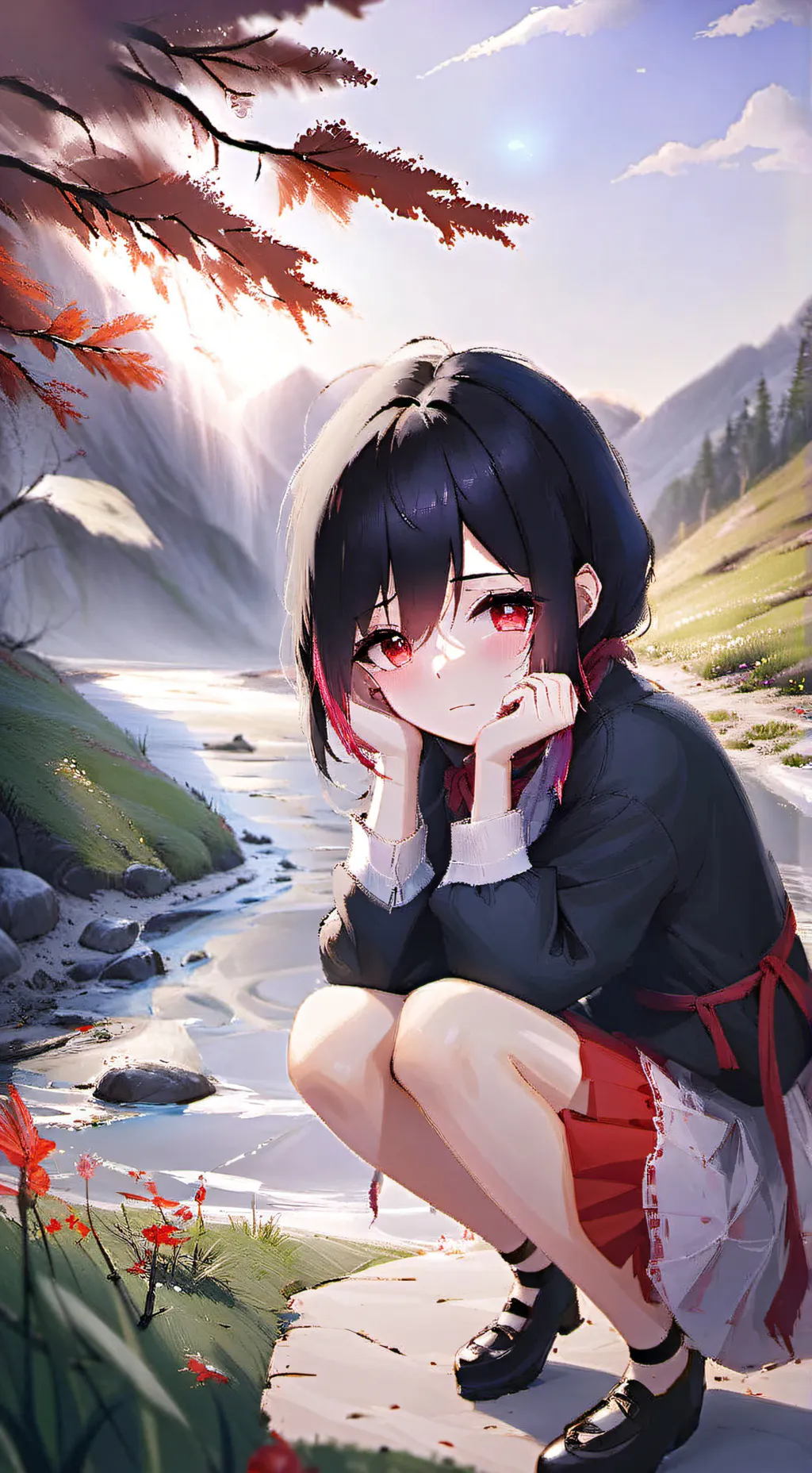 ai character: Helena  background