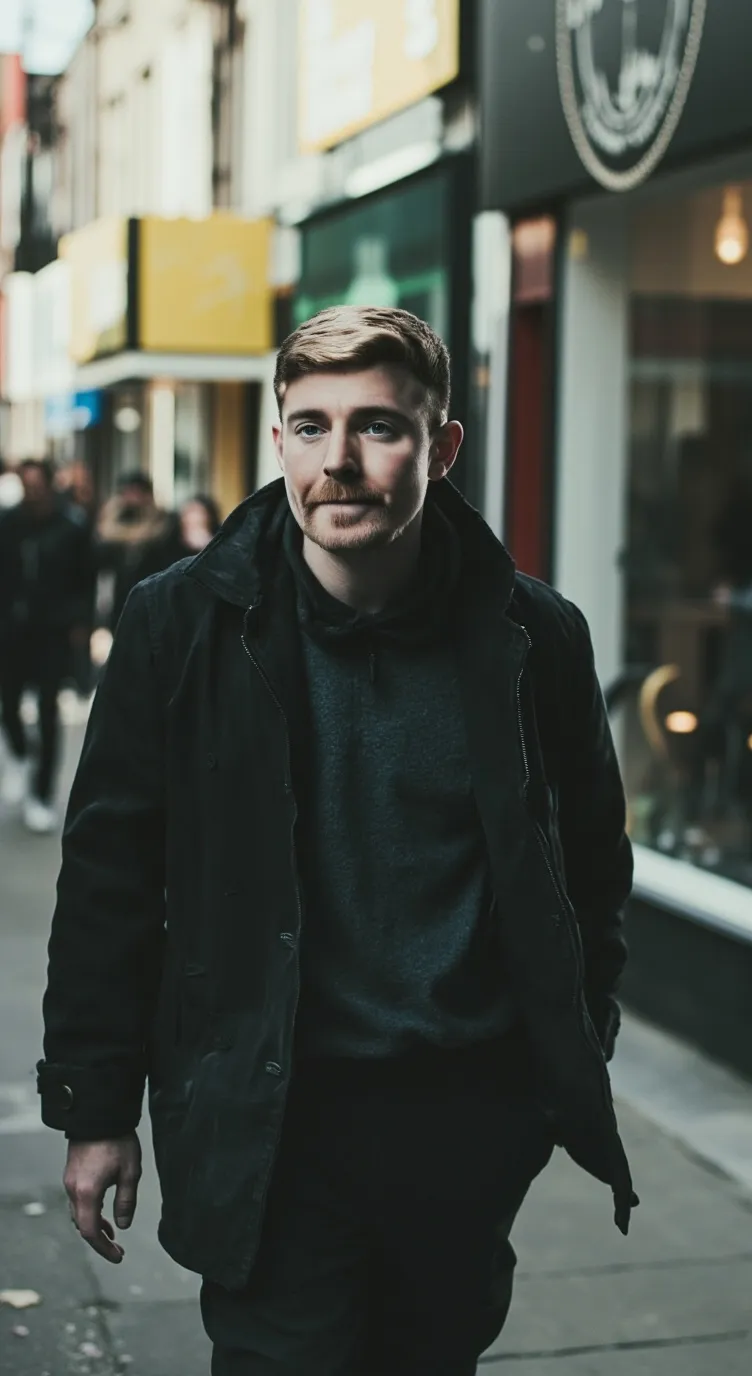 ai character: Mrbeast background