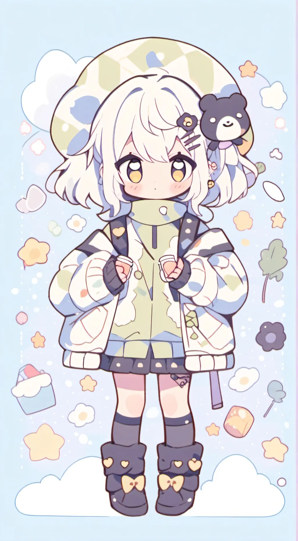 ai character: Safe space  background