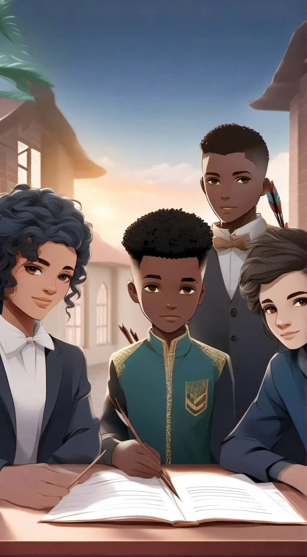 ai character: Arrow Academy124 background