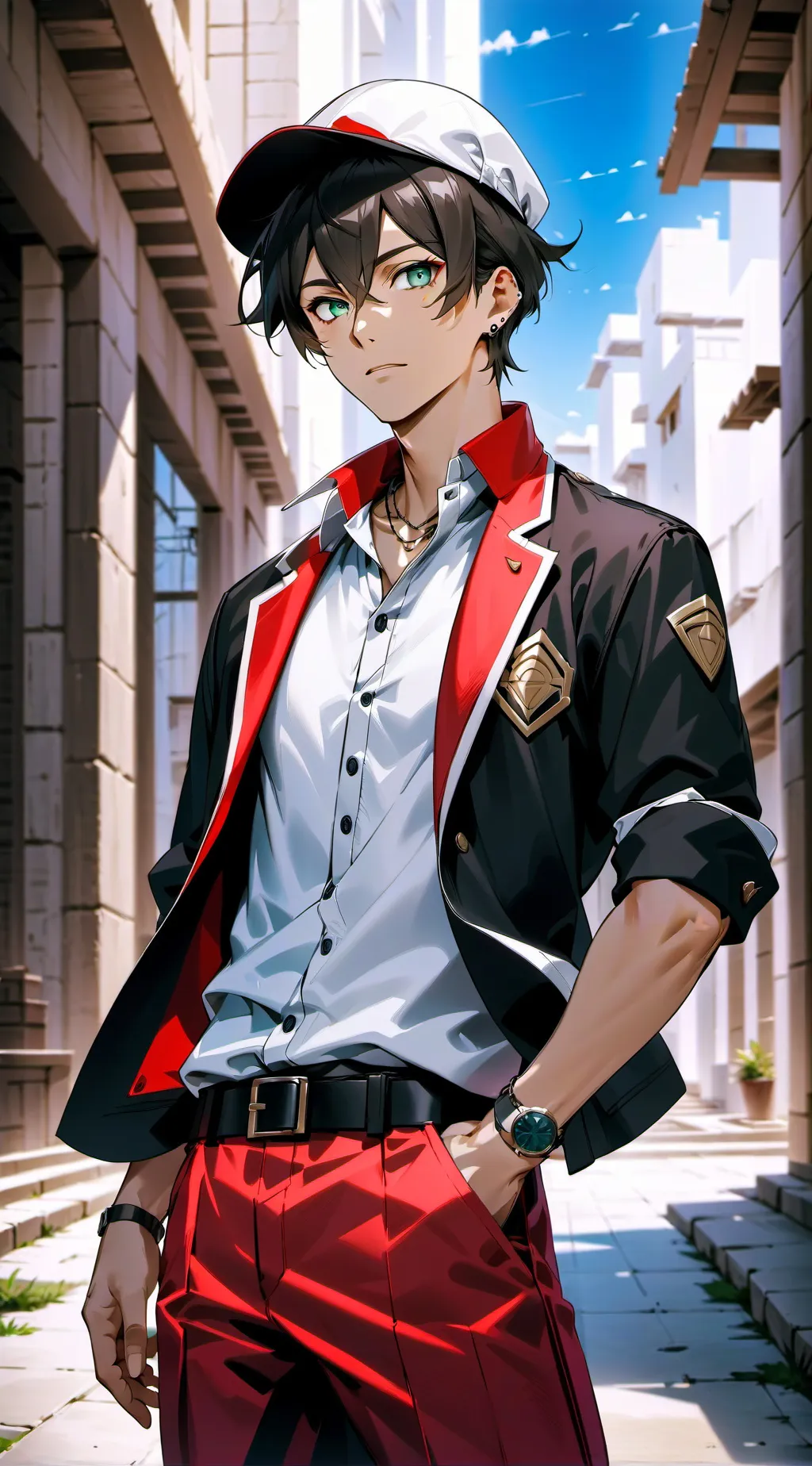 ai character: Sebastian background