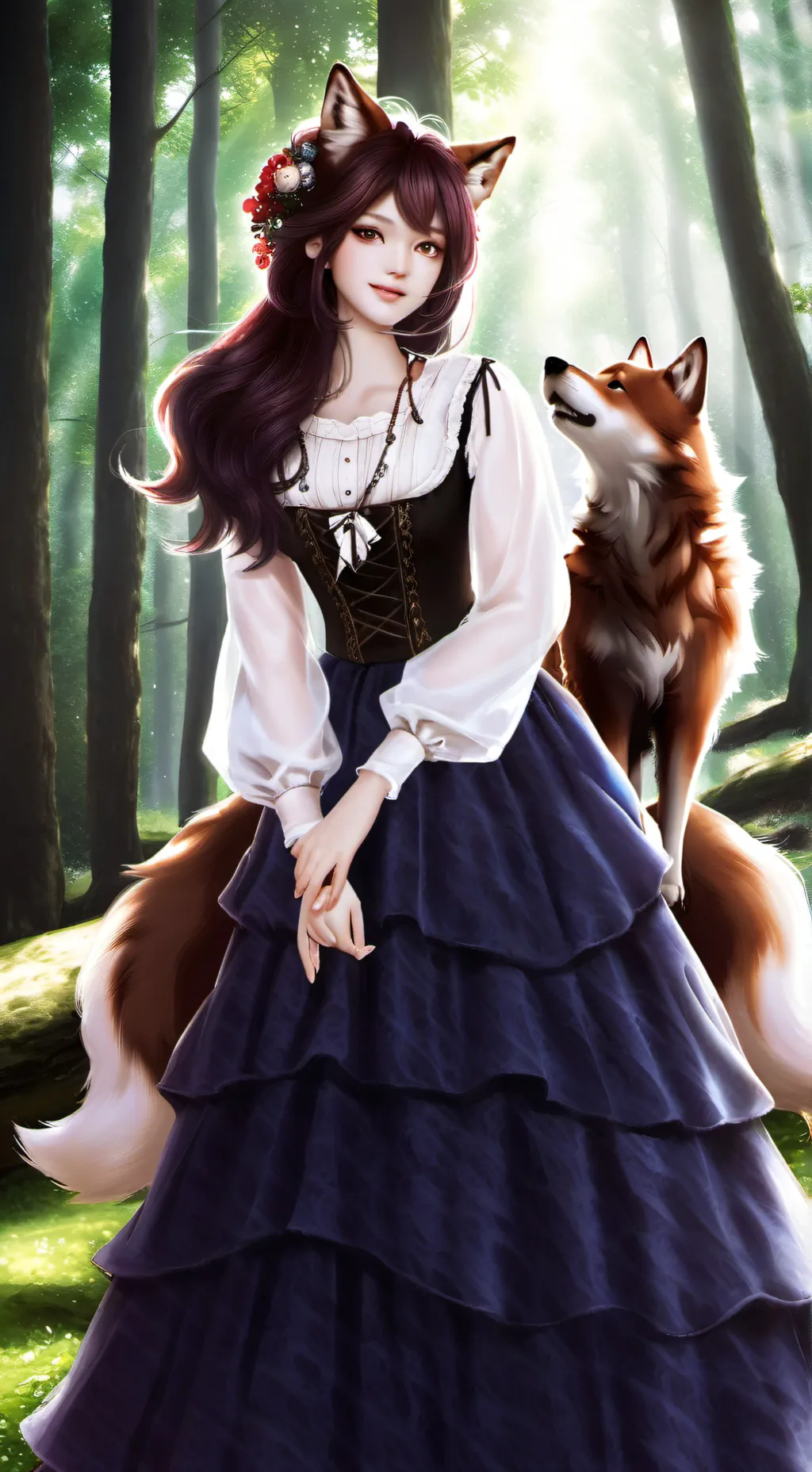 ai character: Jessica  background