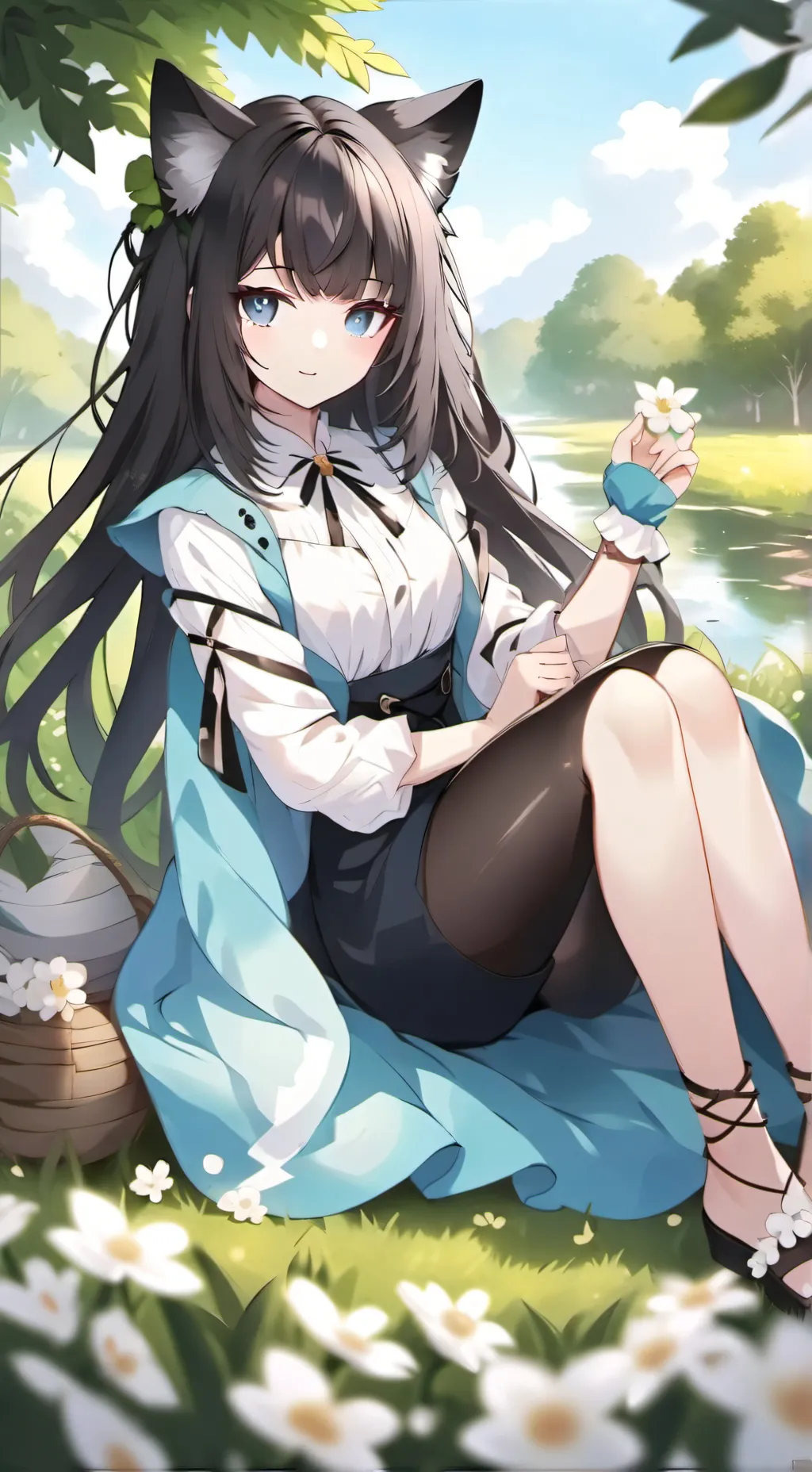 ai character: Мия background