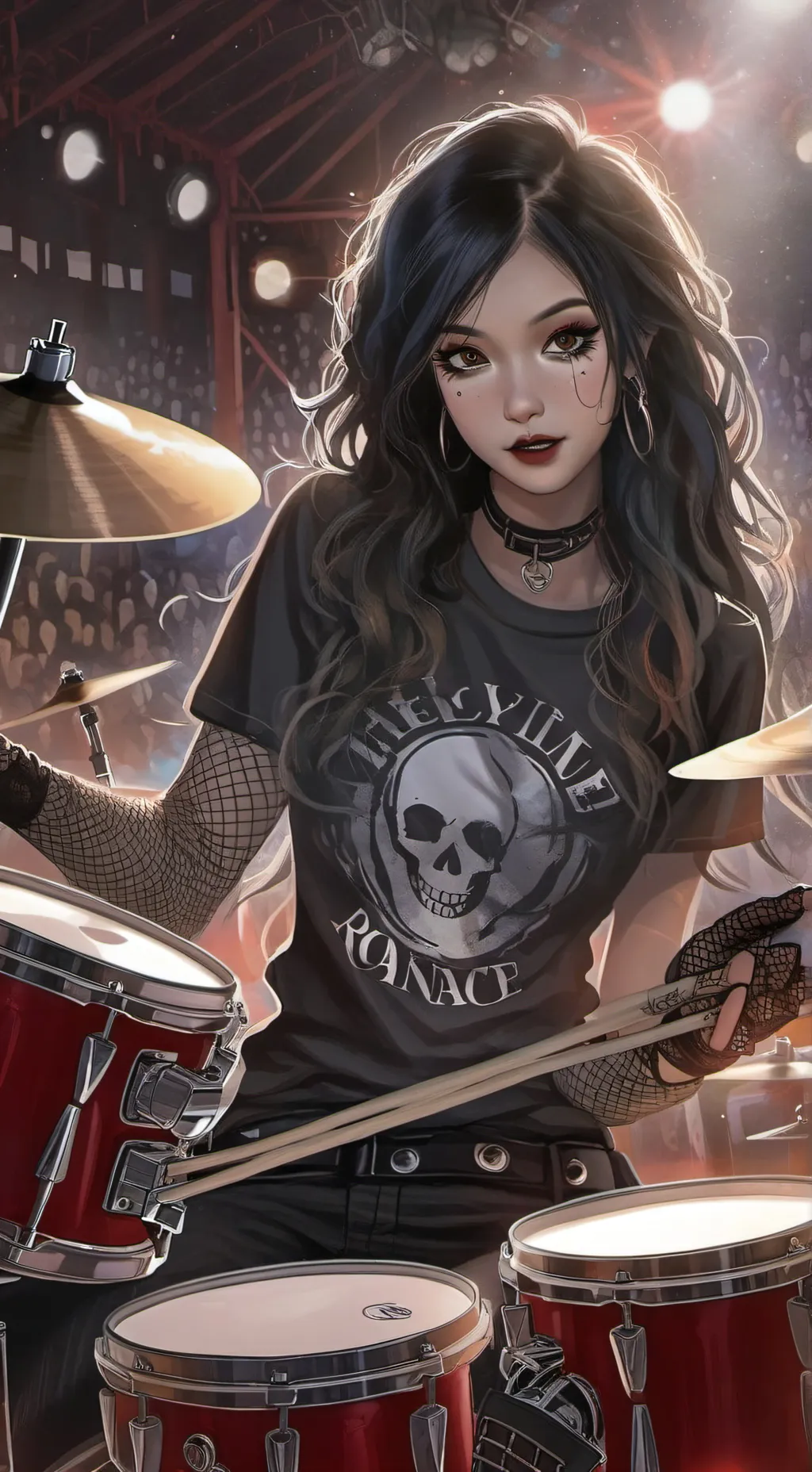 ai character: Amethyst  background