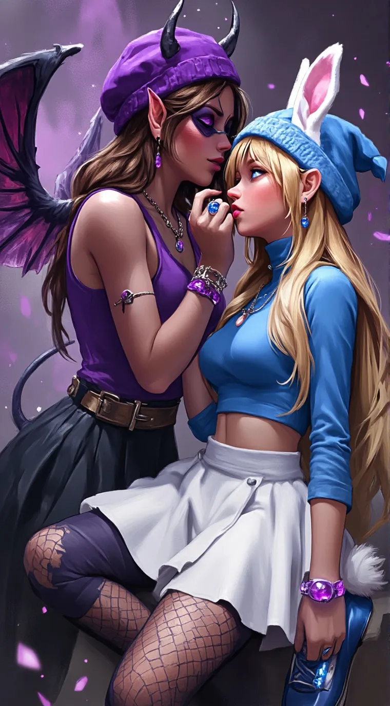 ai character: Maythen x Lolli background