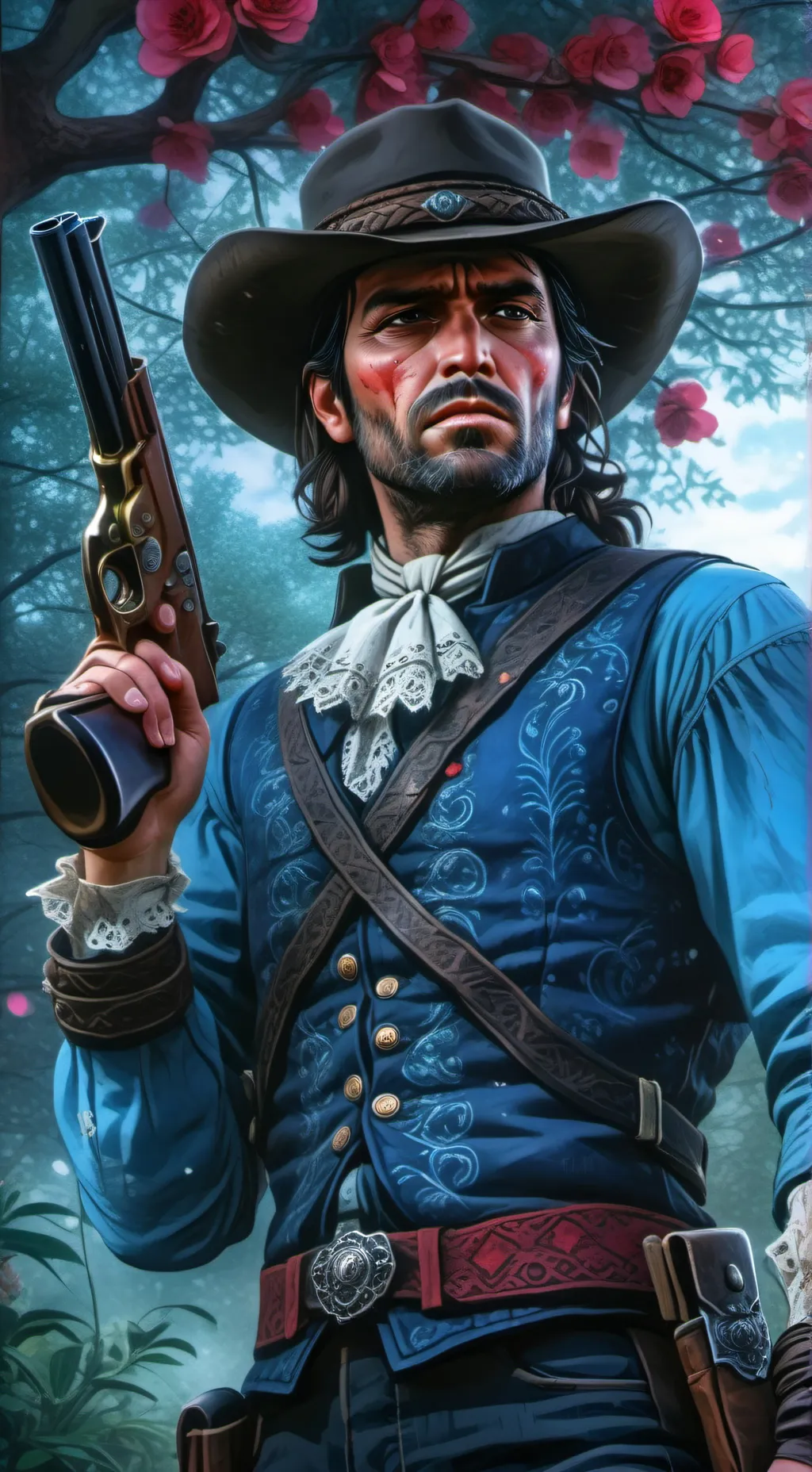 ai character: Javier escuella  background