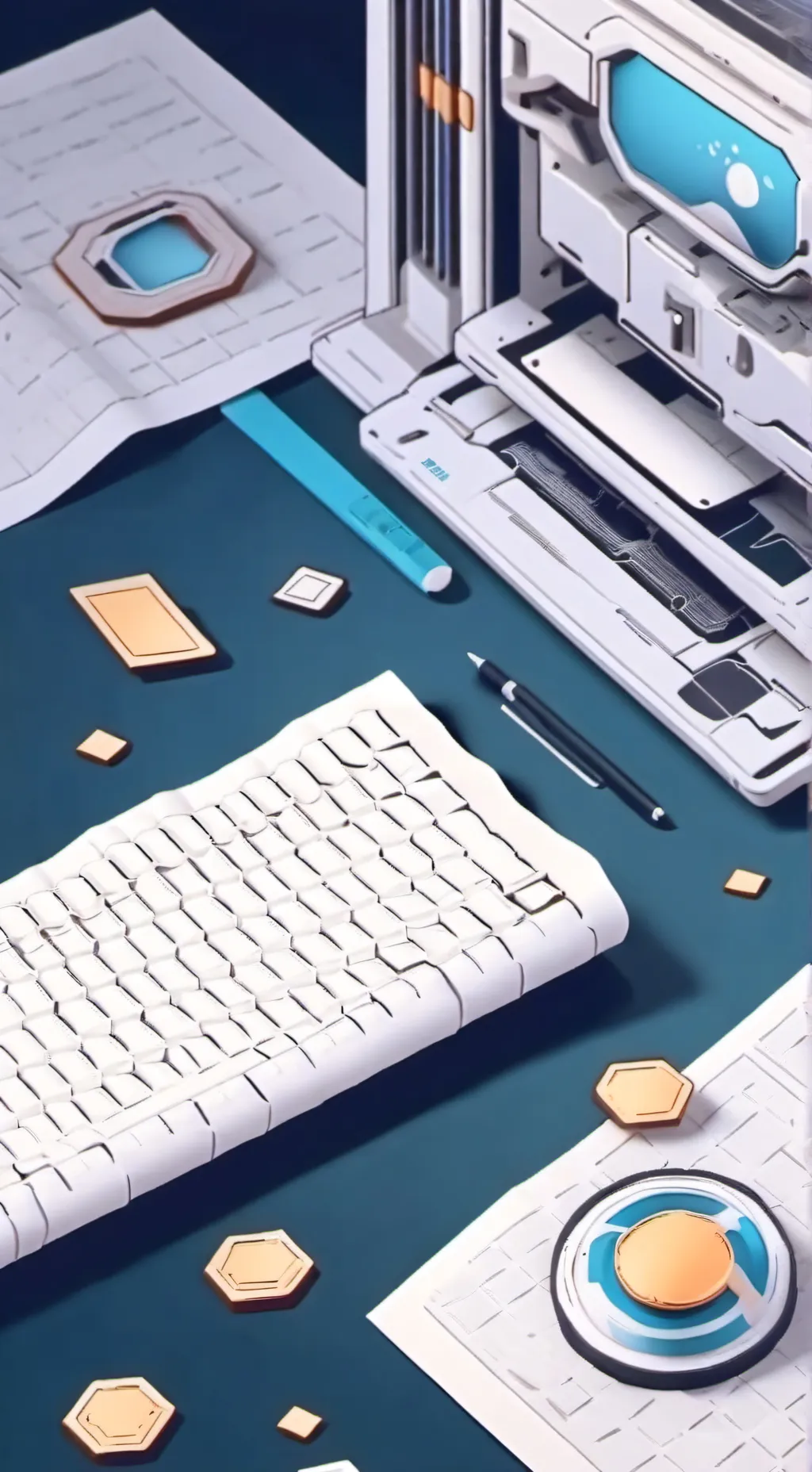 ai character: baldi x miss circl background