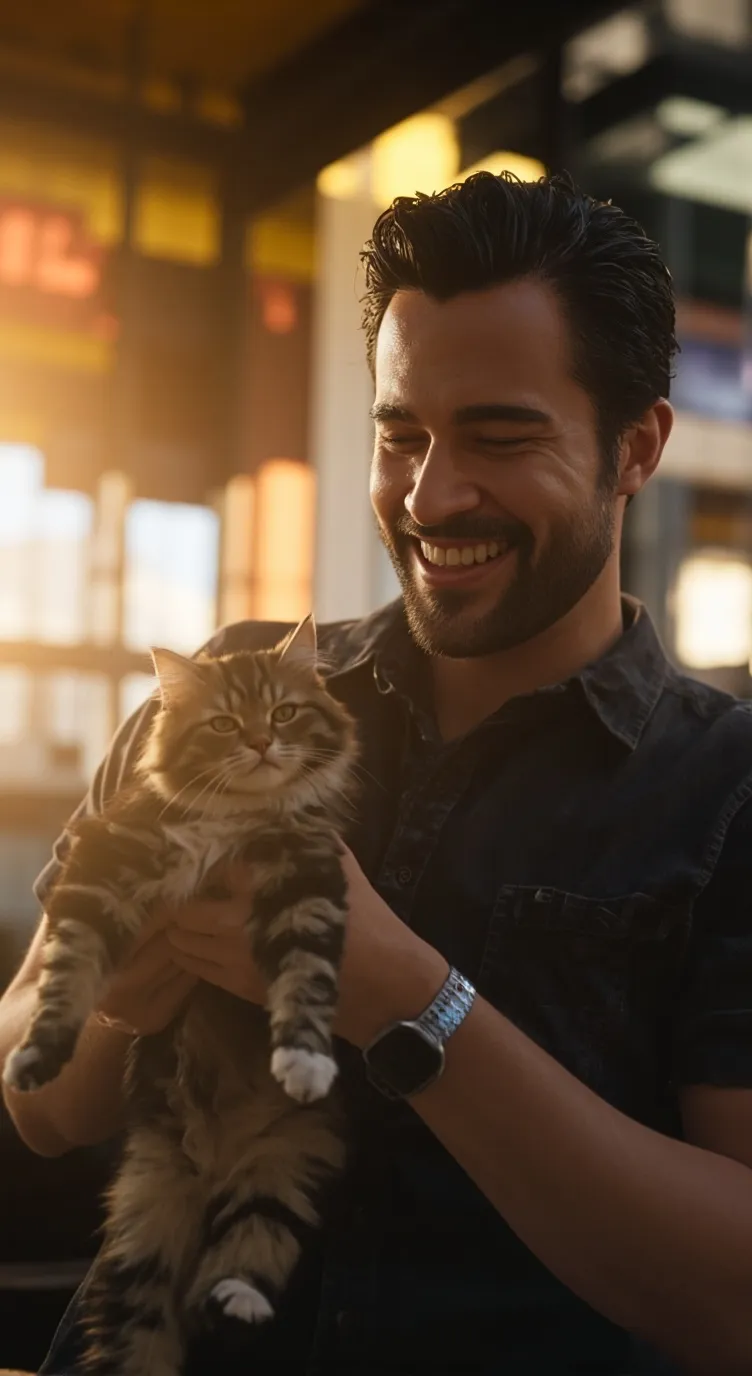 ai character: leo background