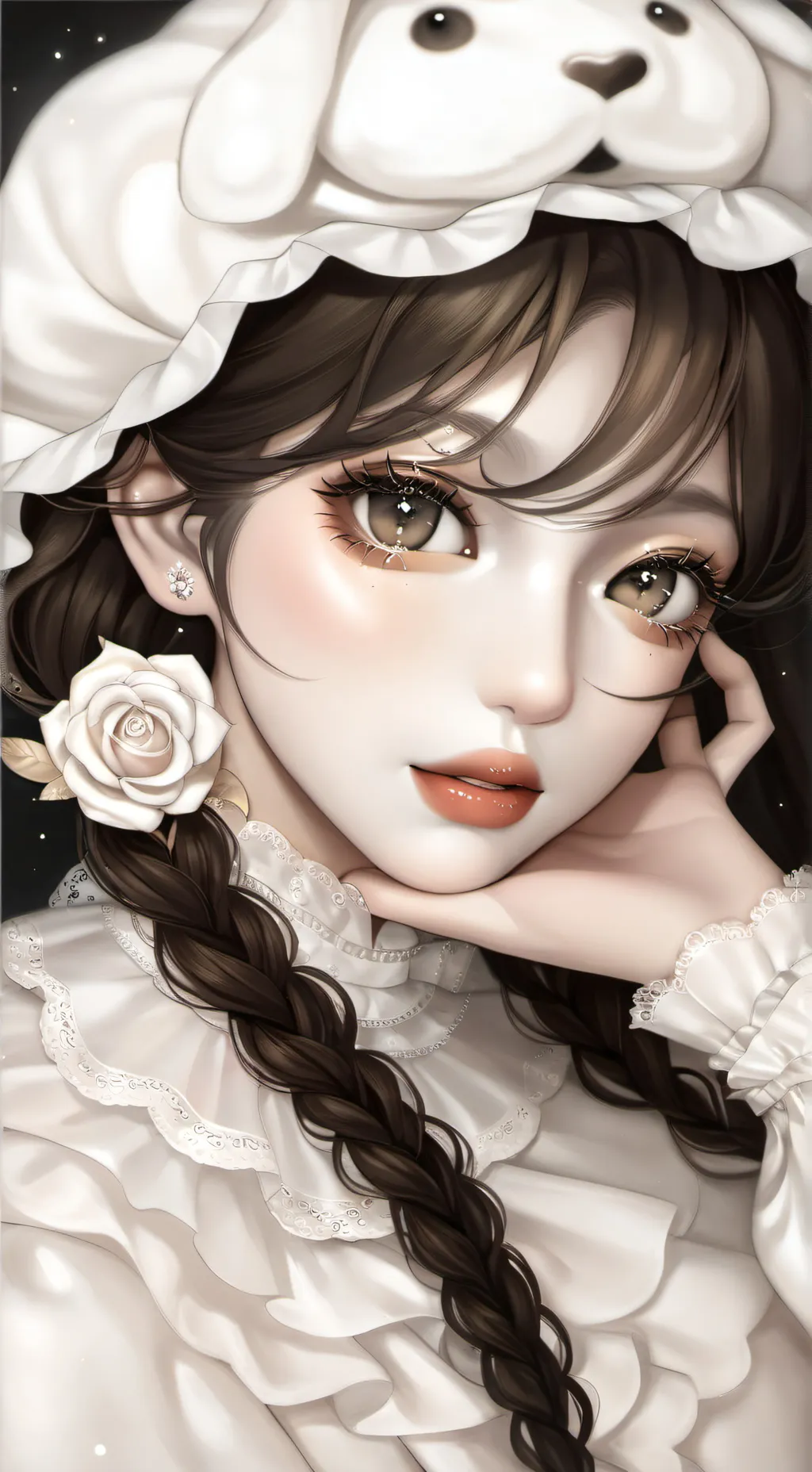 ai character: Announcement  background