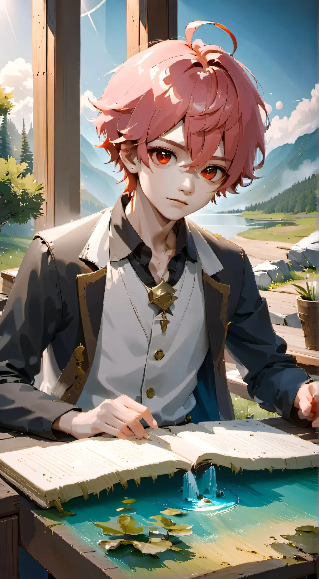 ai character: The Good friend🥹 background