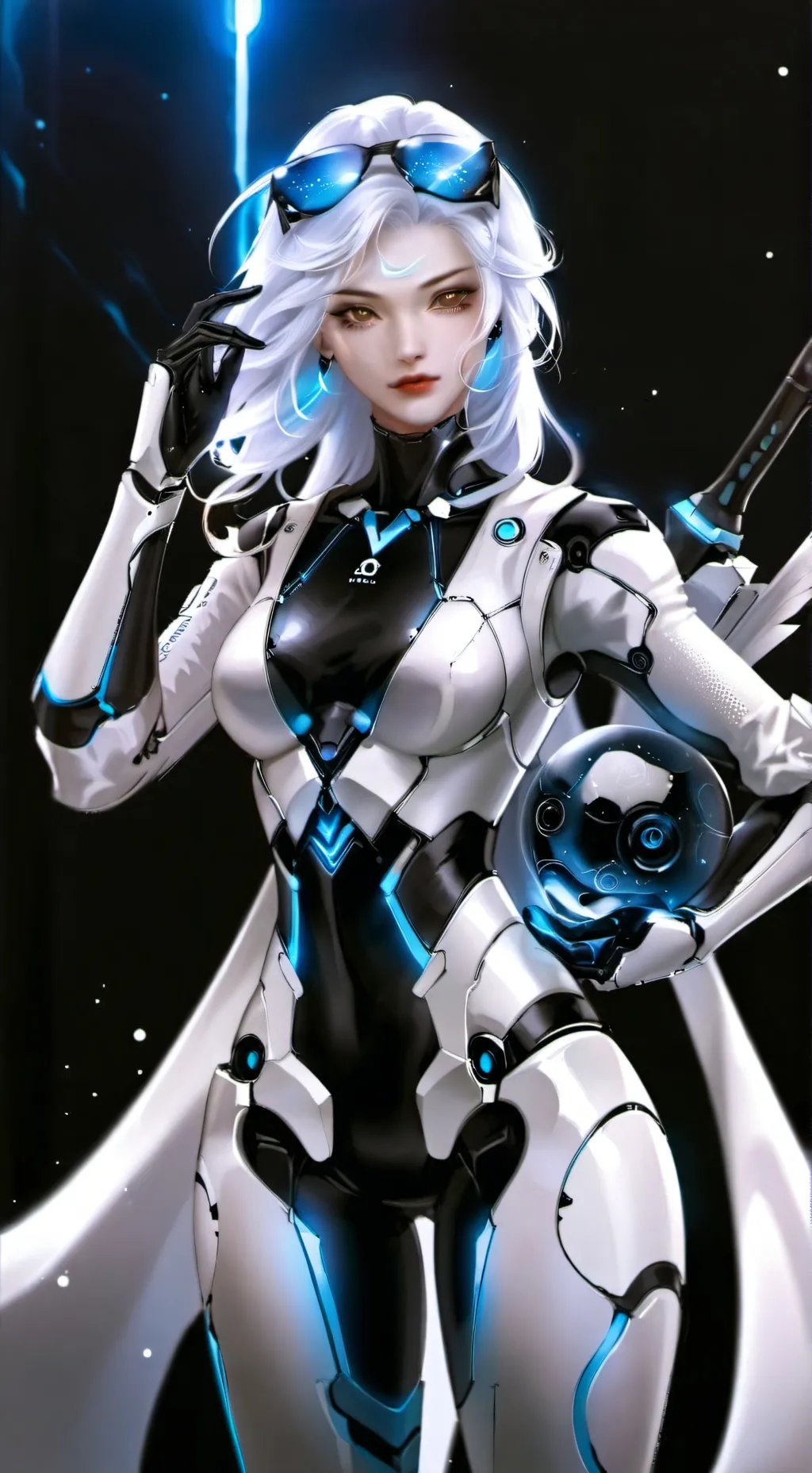 ai character: mander drones🫀👍 background