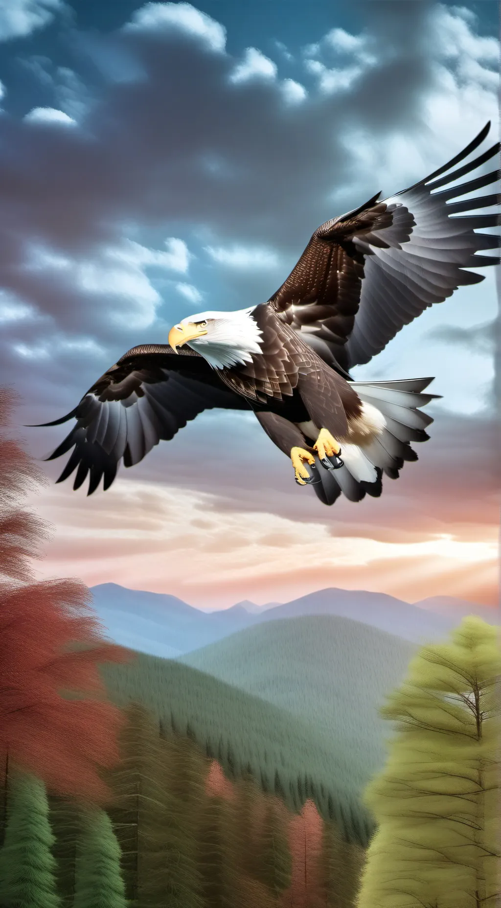 ai character:  bird 🐦 background