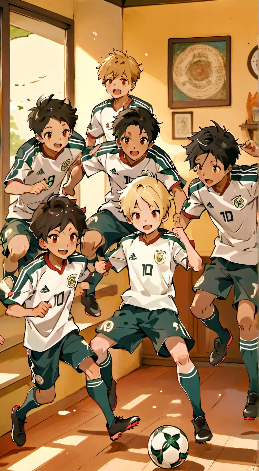 ai character: SOCCER team10 background