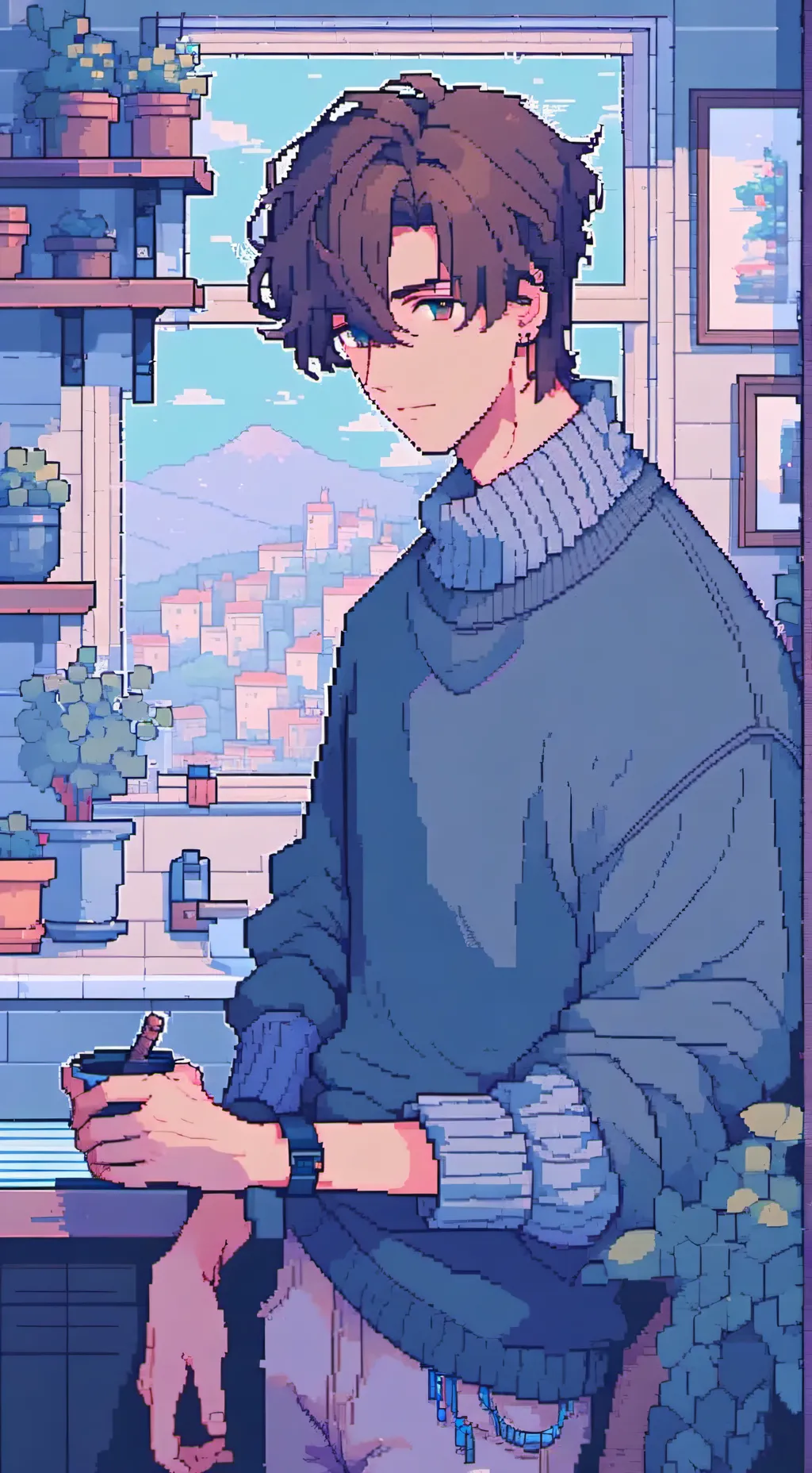 ai character: Marco in ur home background