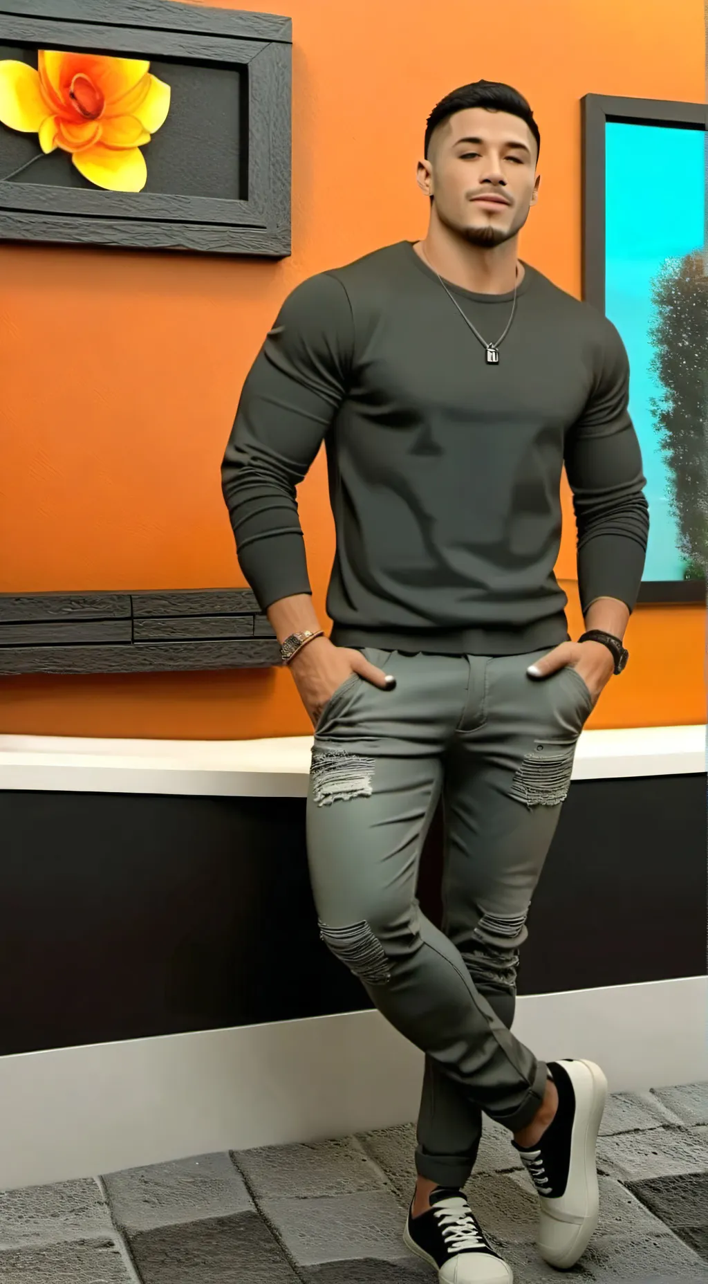 ai character: Murilo 😈 background