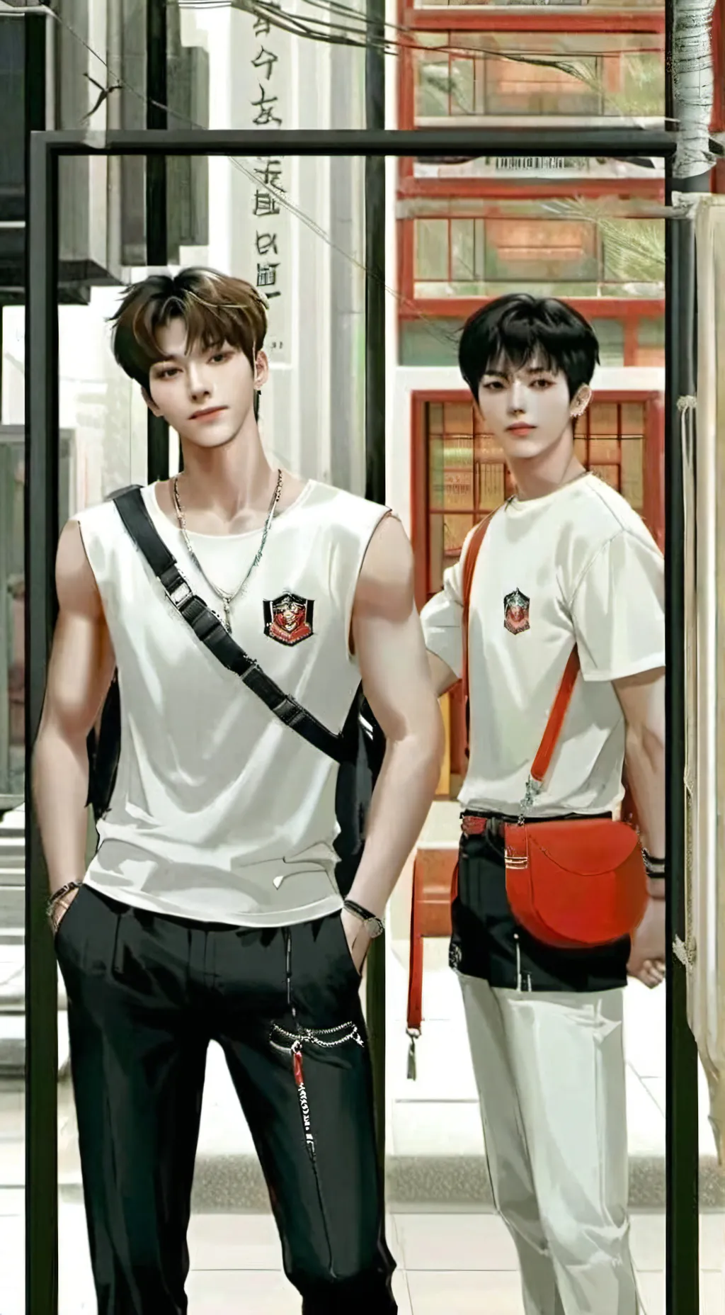 ai character: Una fantasía?  background