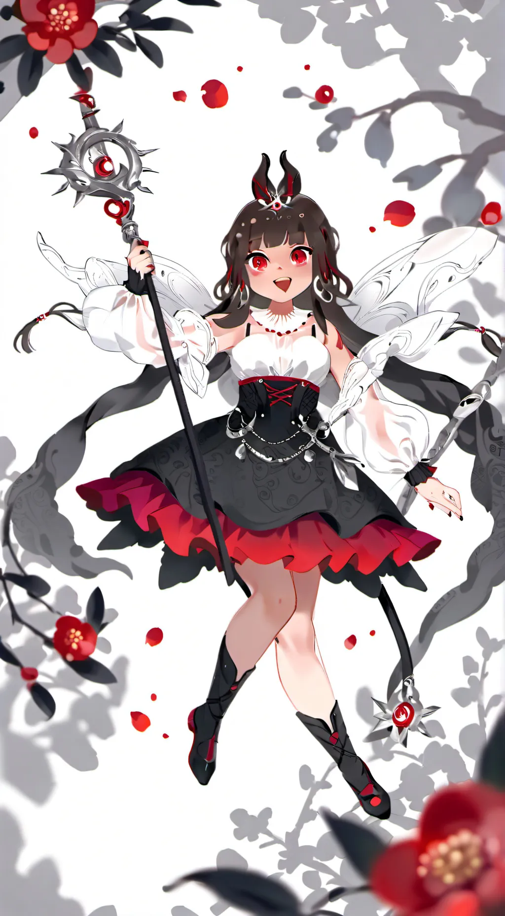 ai character: lune claire  background