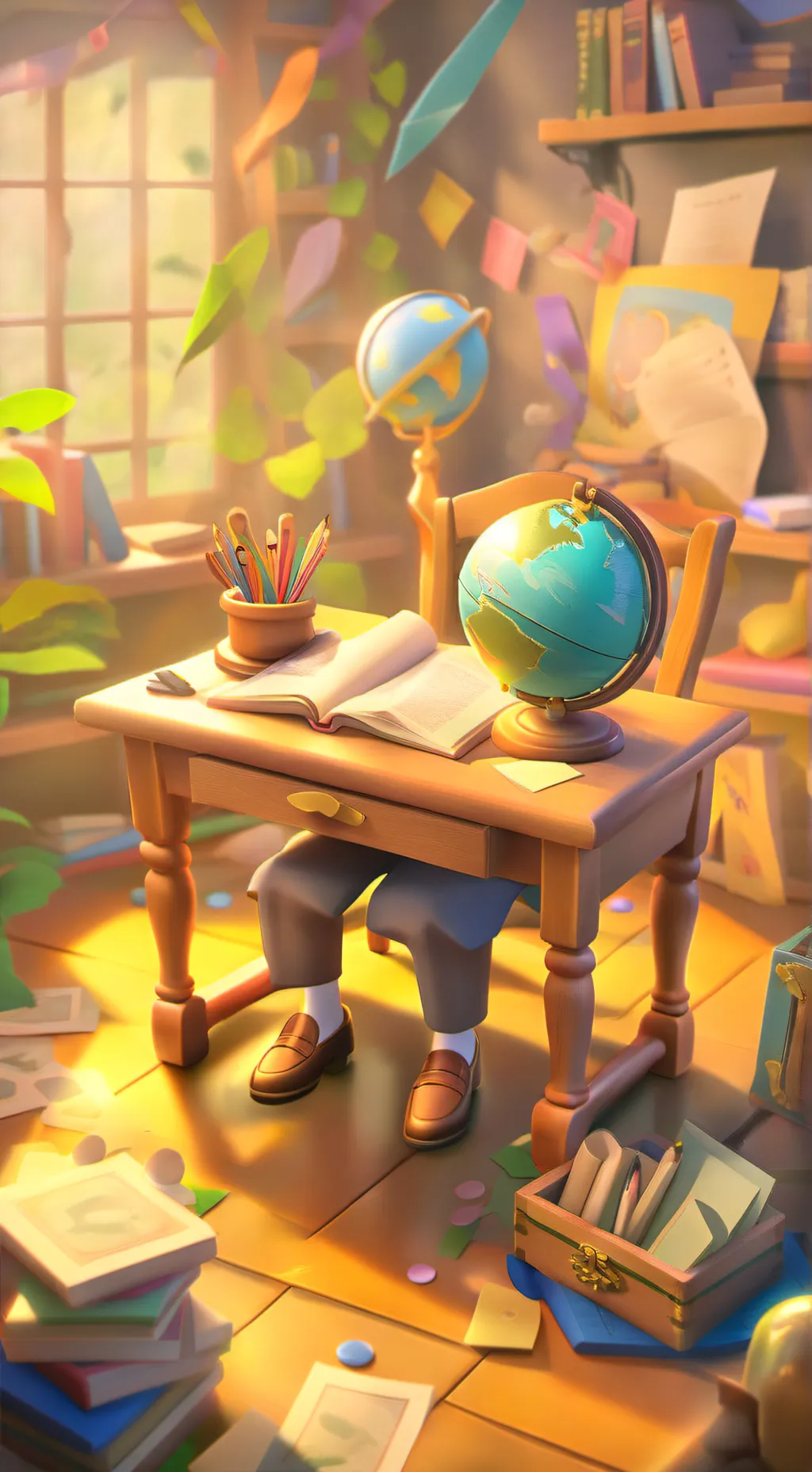 ai character: Fpe pick me background