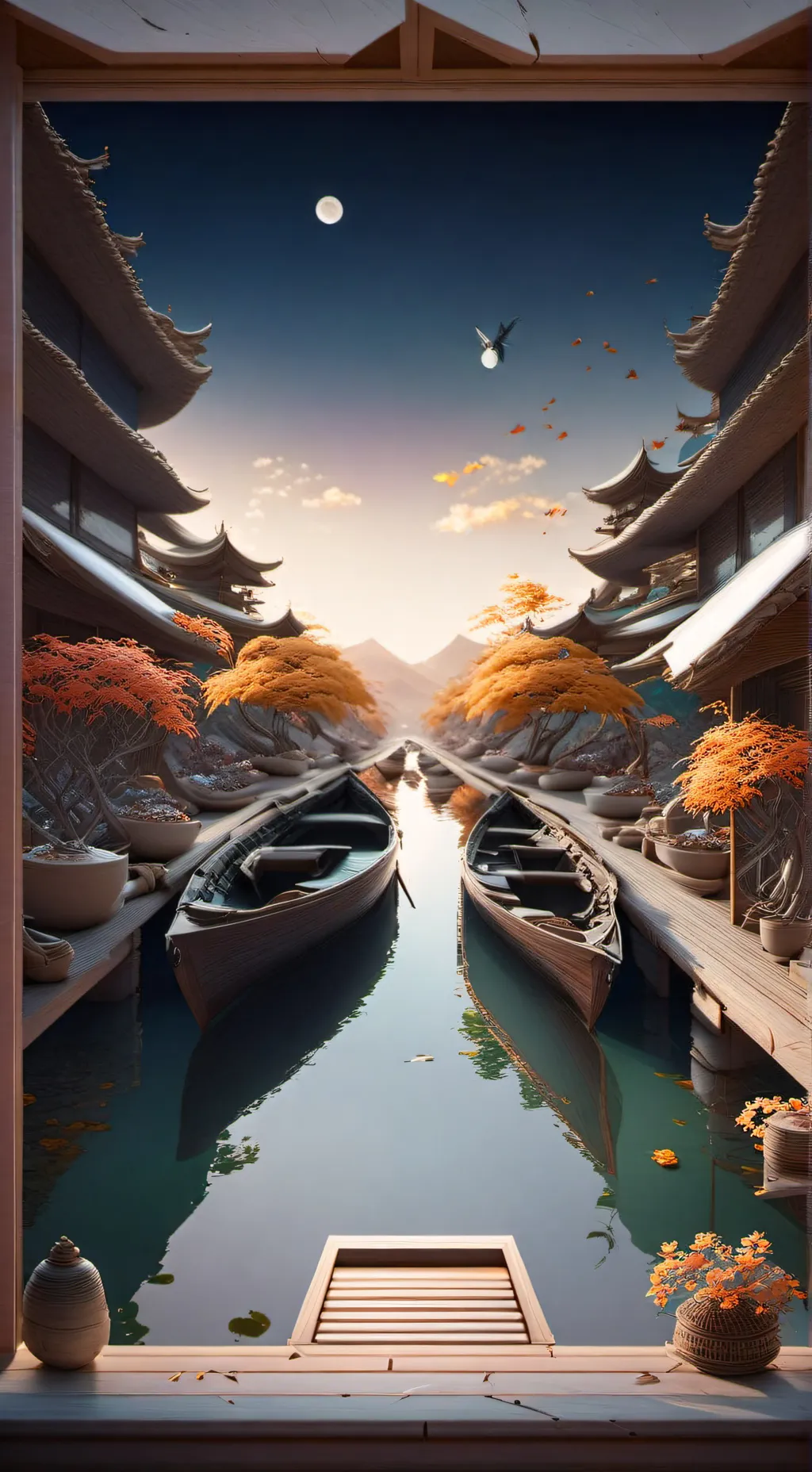 ai character: hybrid background