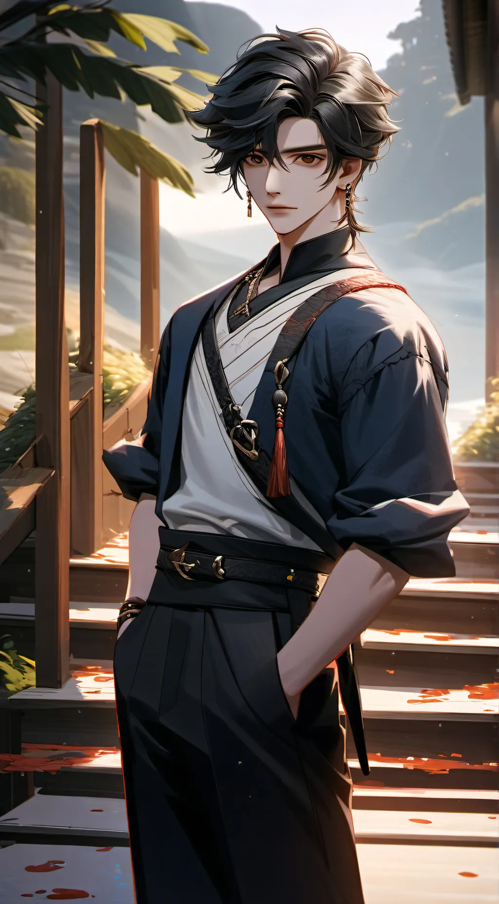 ai character: Max background