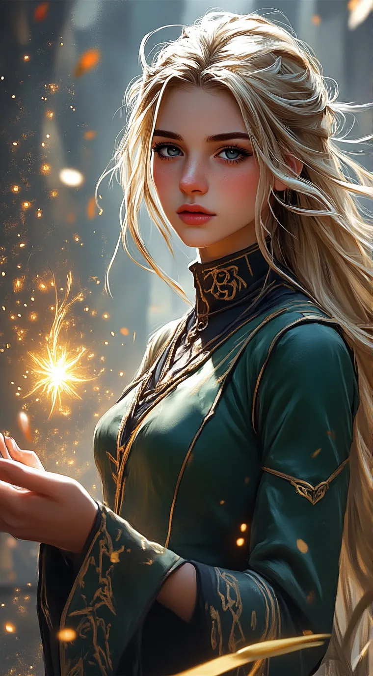 ai character: Hallie  background