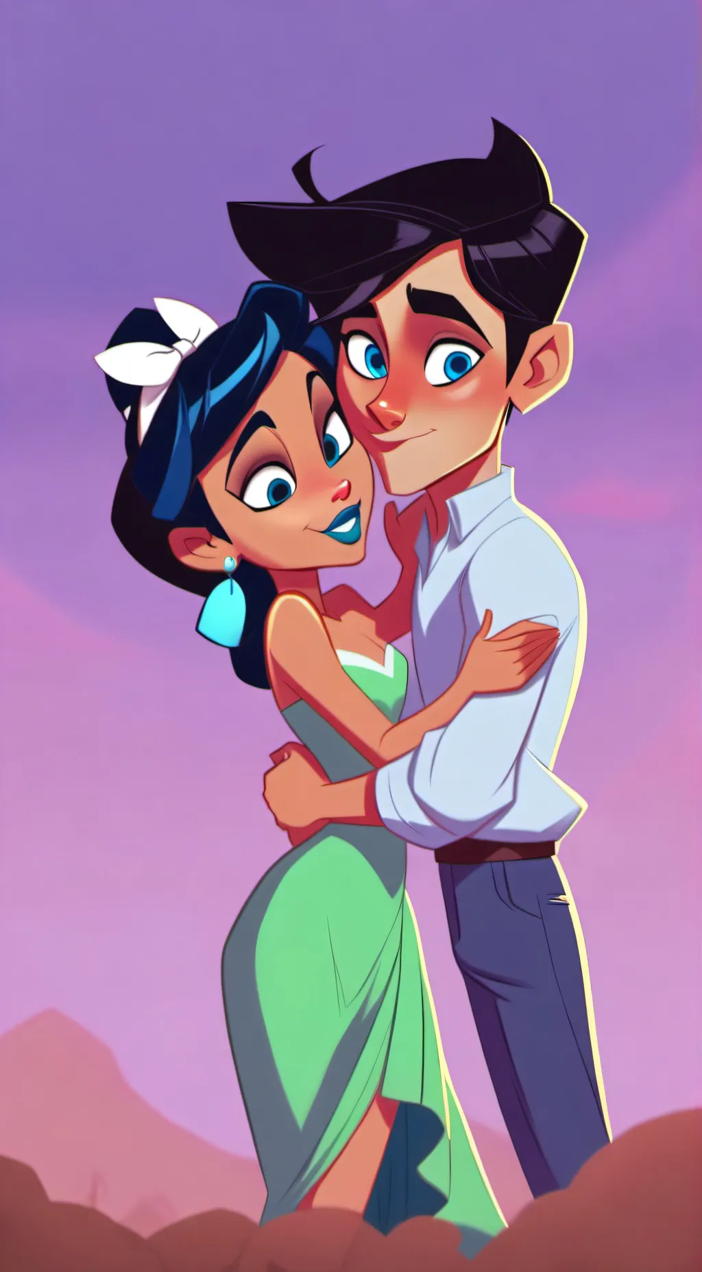 ai character: satoru gojo😻 background