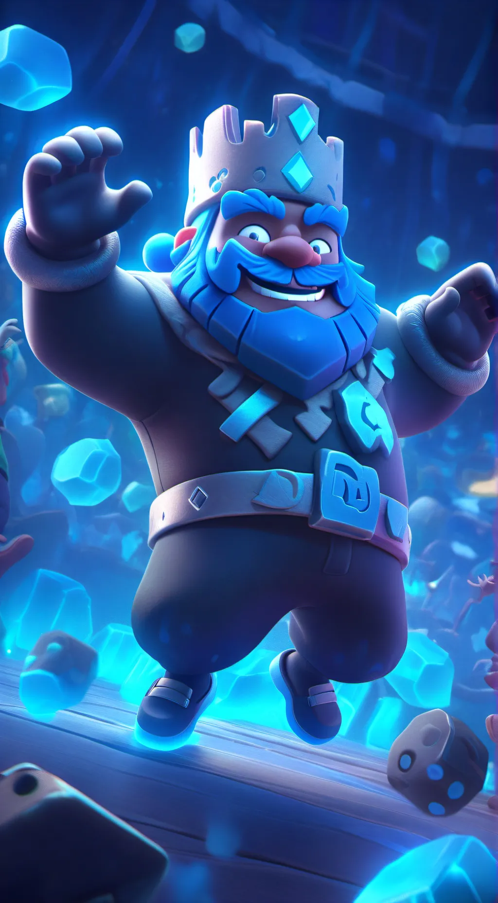 ai character: black mr beast background