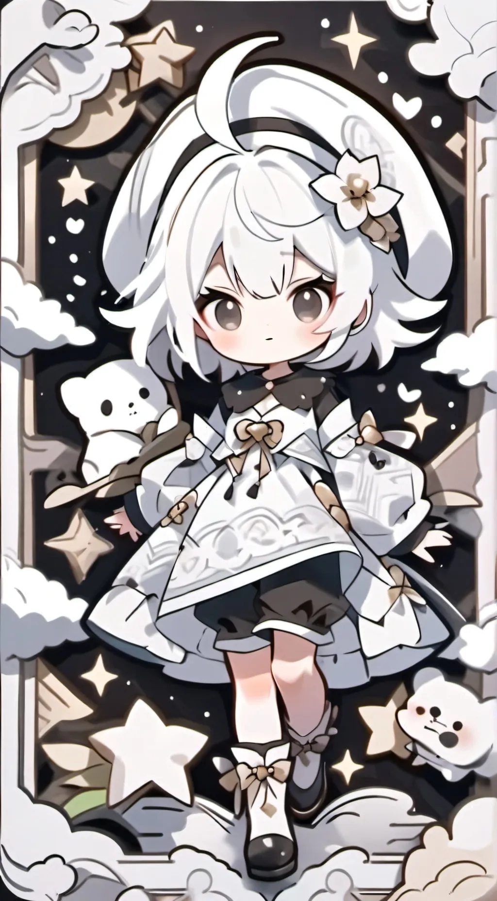 ai character: bebé background