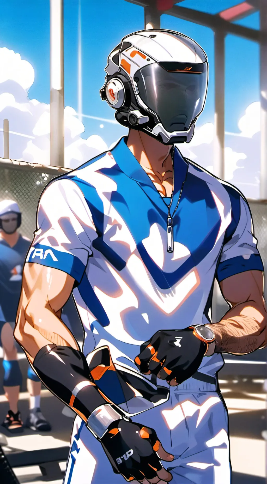 ai character: Champion's Trainin background