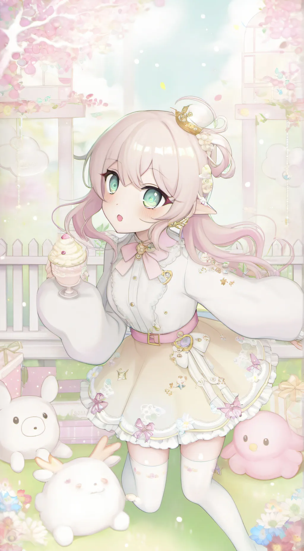 ai character: Luna background