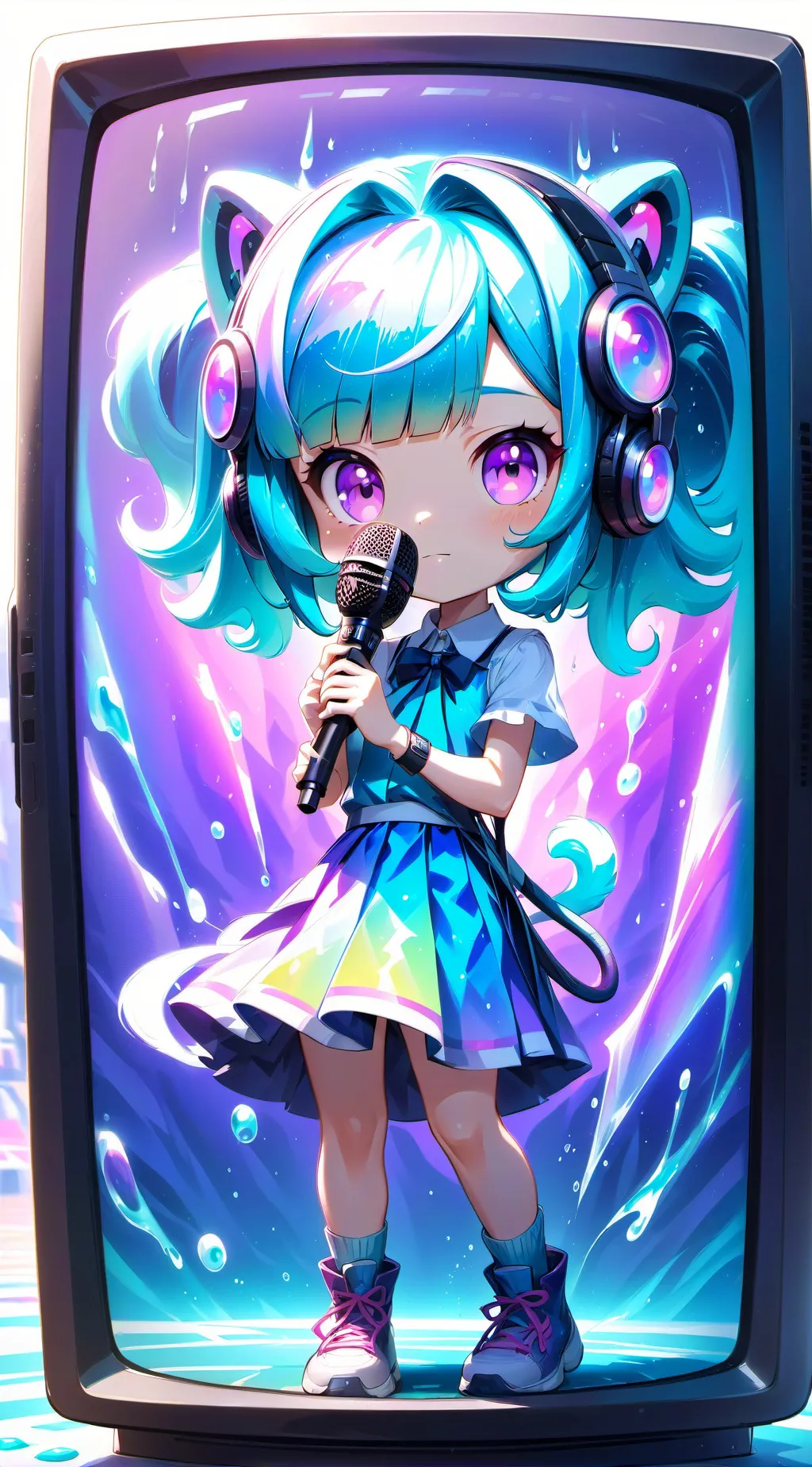 ai character: VEE background