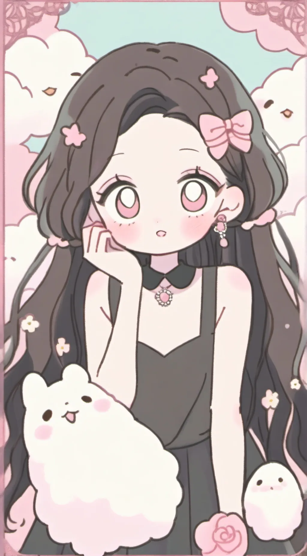 ai character: Hh heaven case background