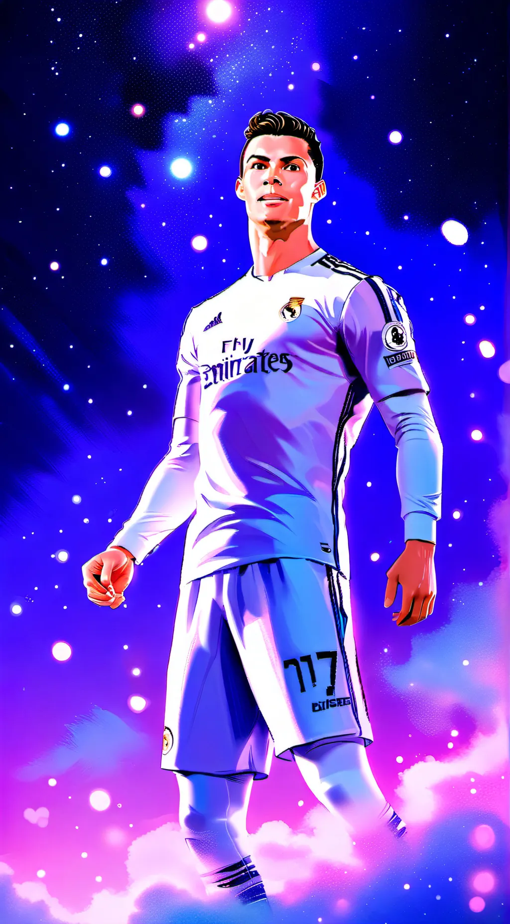 ai character: Cristiano Ronaldo background