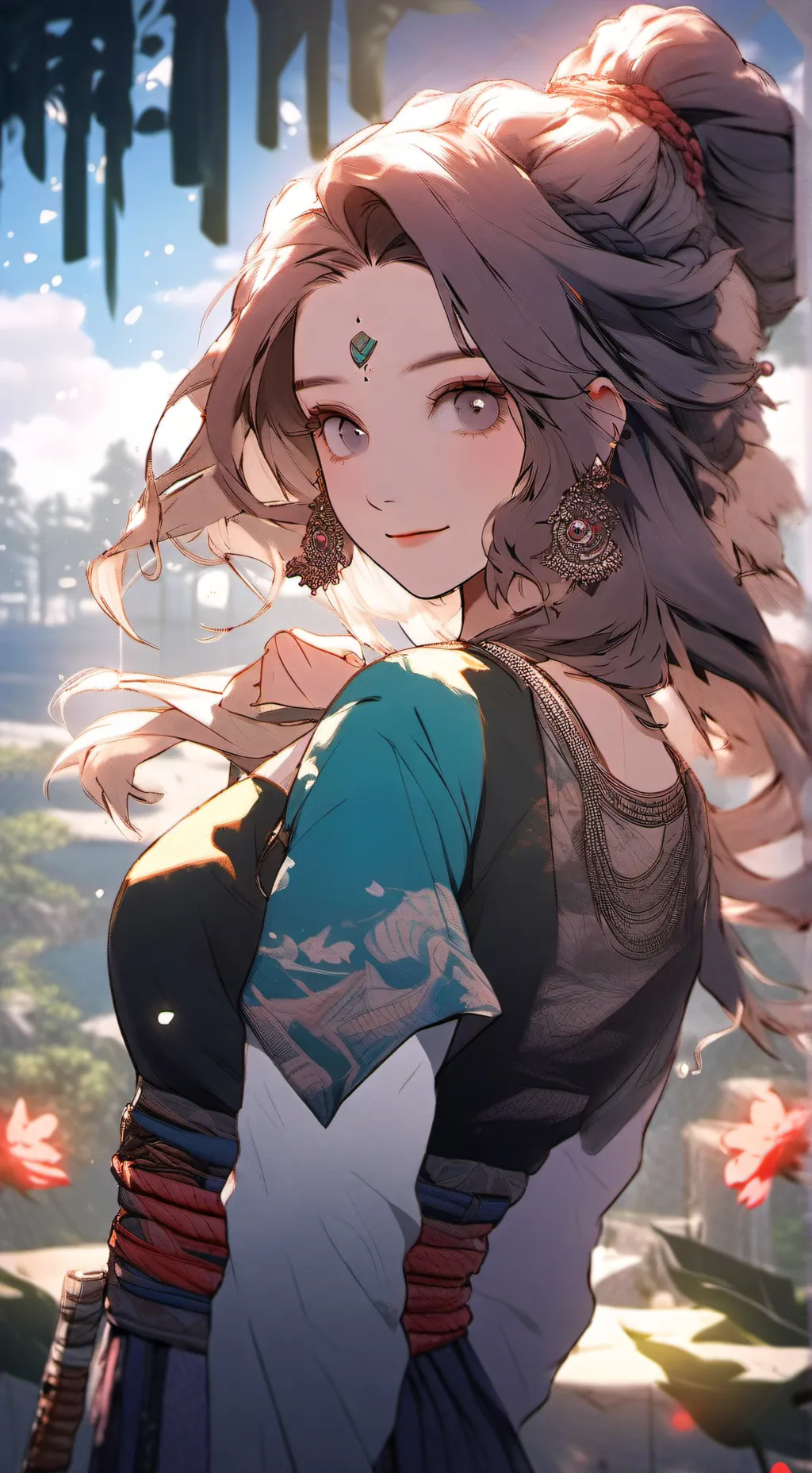 ai character: ana vitória  background