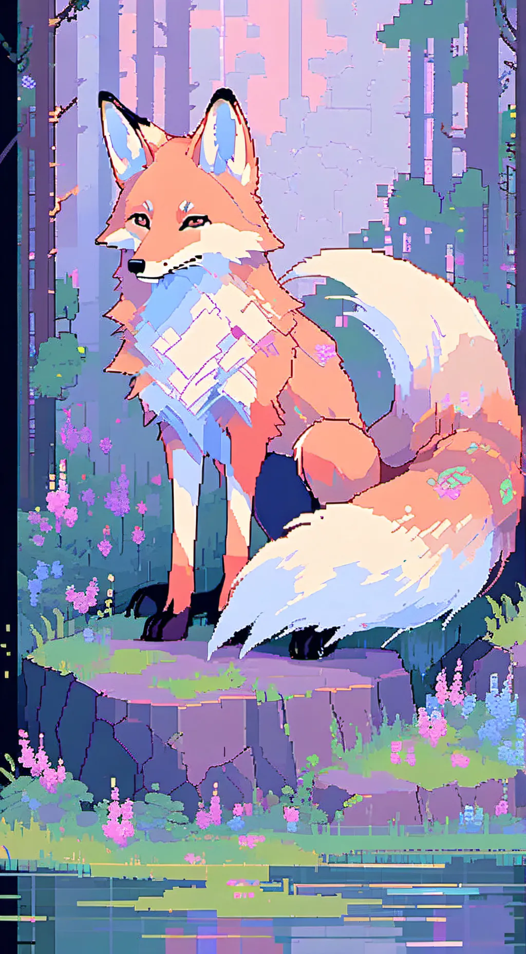 ai character: FPE🦊 background