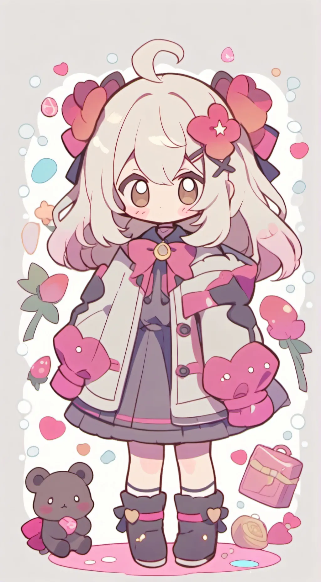 ai character: Lilly background