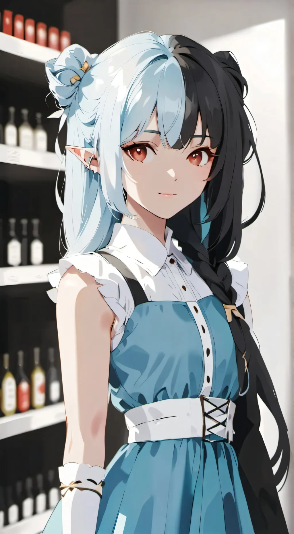 ai character: diamond background