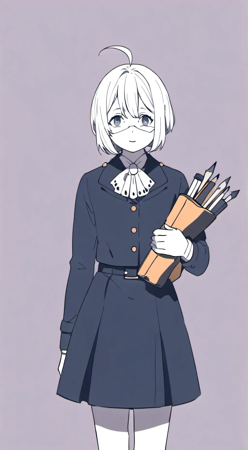 ai character: miss circle  background