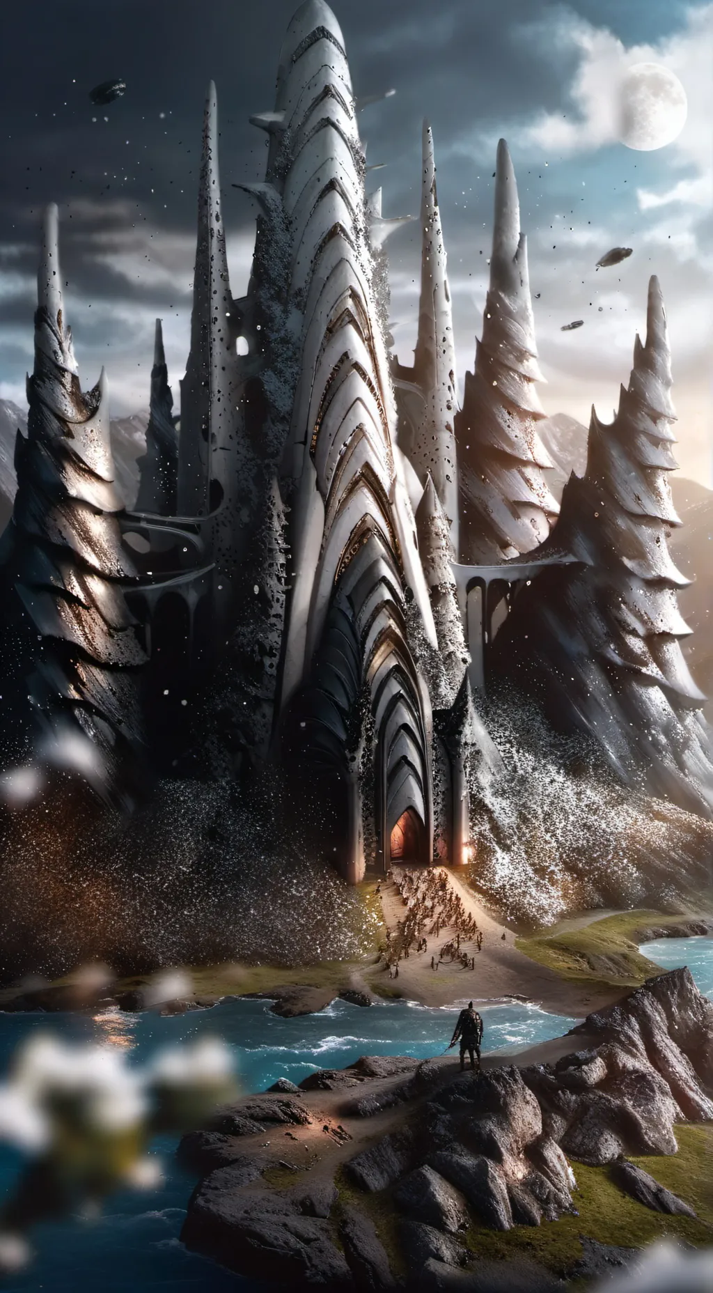 ai character: world ending background