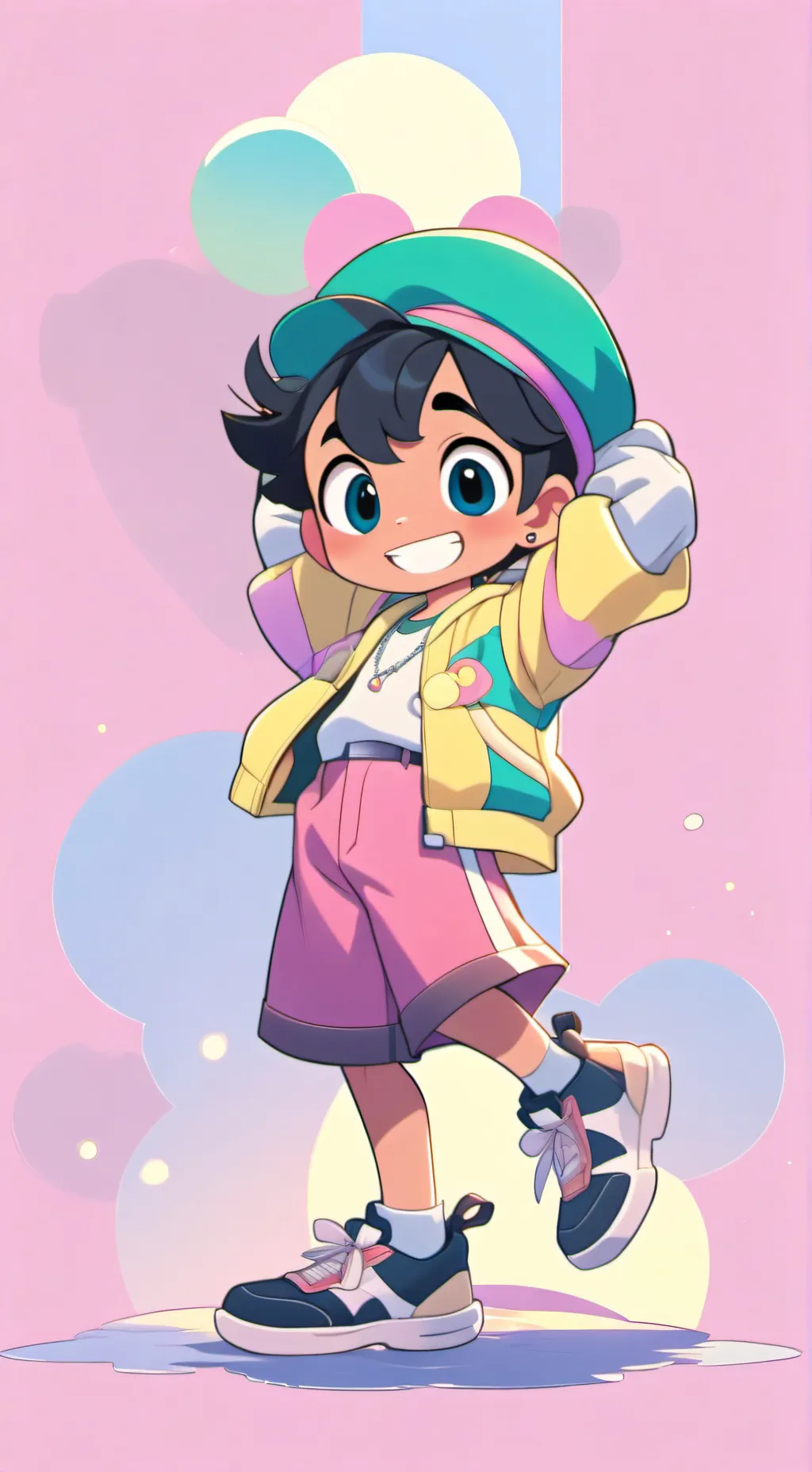 ai character: Yatta dandys world background