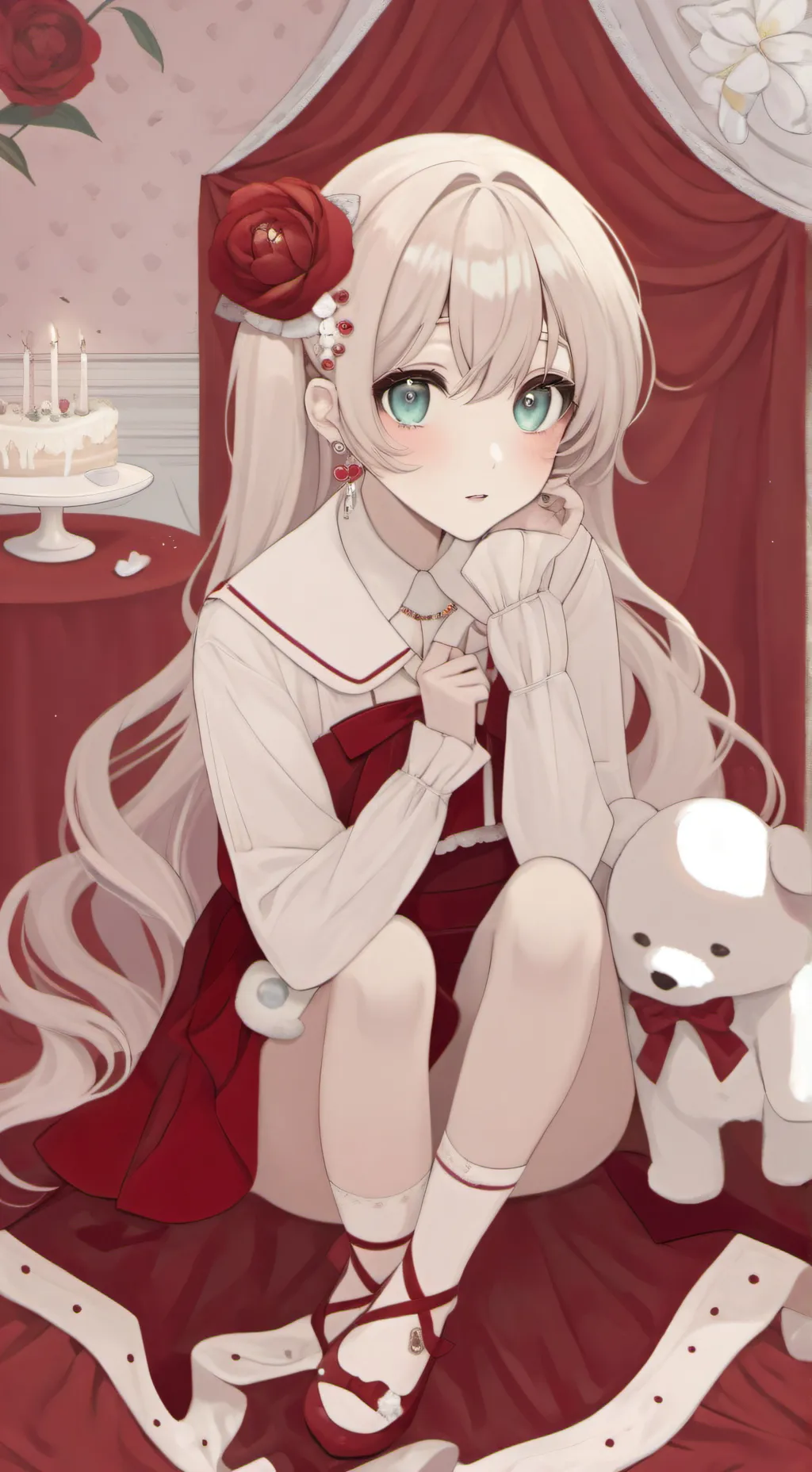 ai character: gemela de brita background